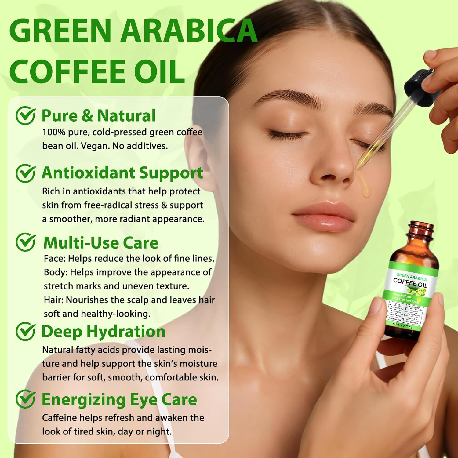 Thumbnail 1 de Kaffeeöl Gegen Falten 60ml – 100% rein, kaltgepresst aus grünem Kaffee