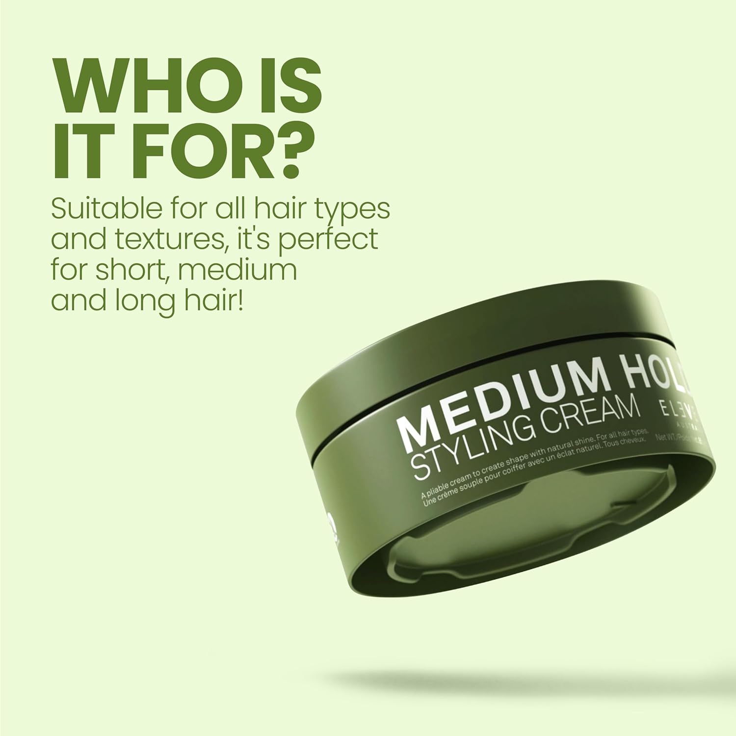 Thumbnail 3 de ELEVEN Australia Medium Hold Styling Cream – Pâte Coiffante Modelable 85 g