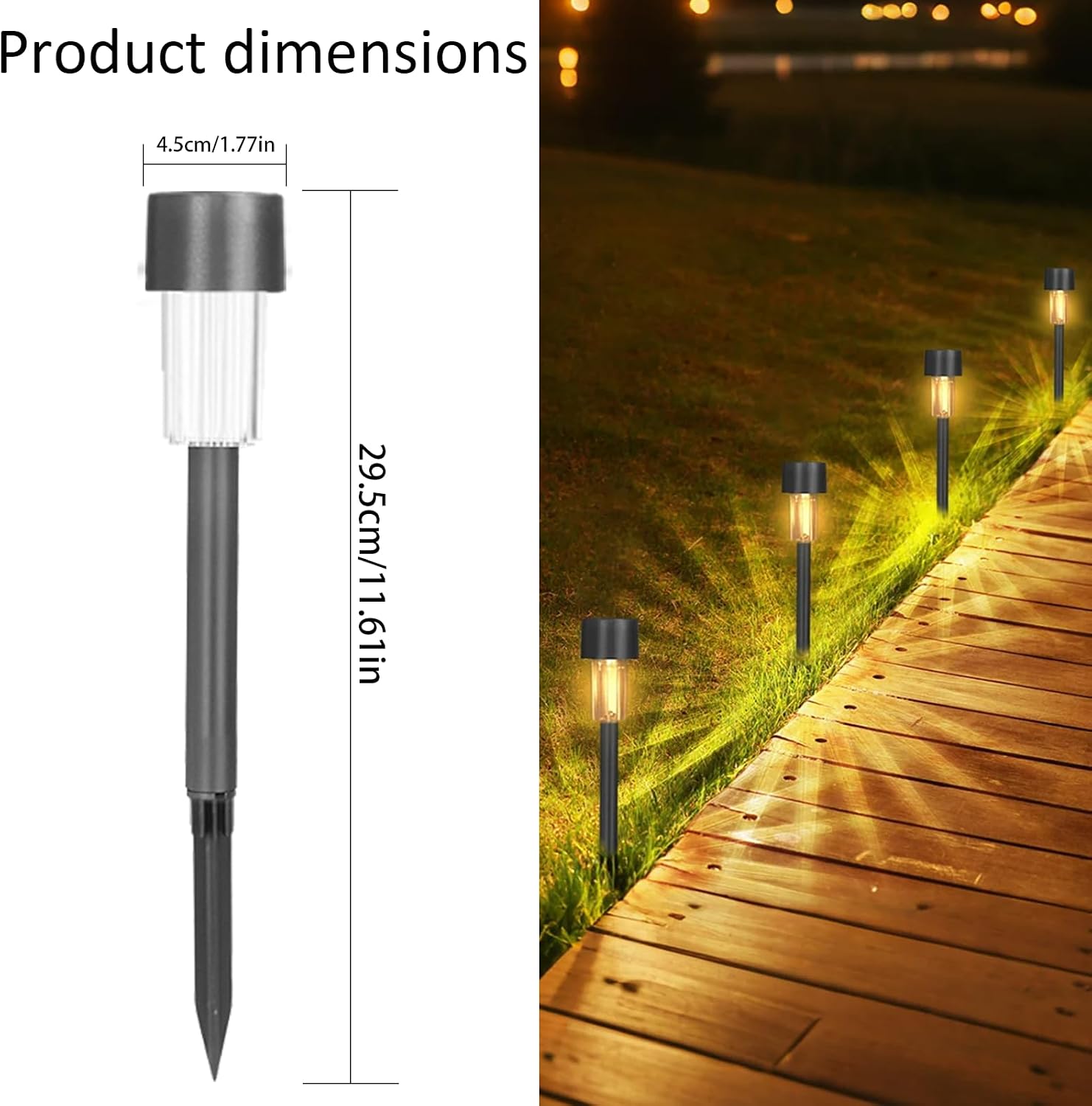 Thumbnail 5 de Hqynss Solar Lights 12 Pack 3000K
