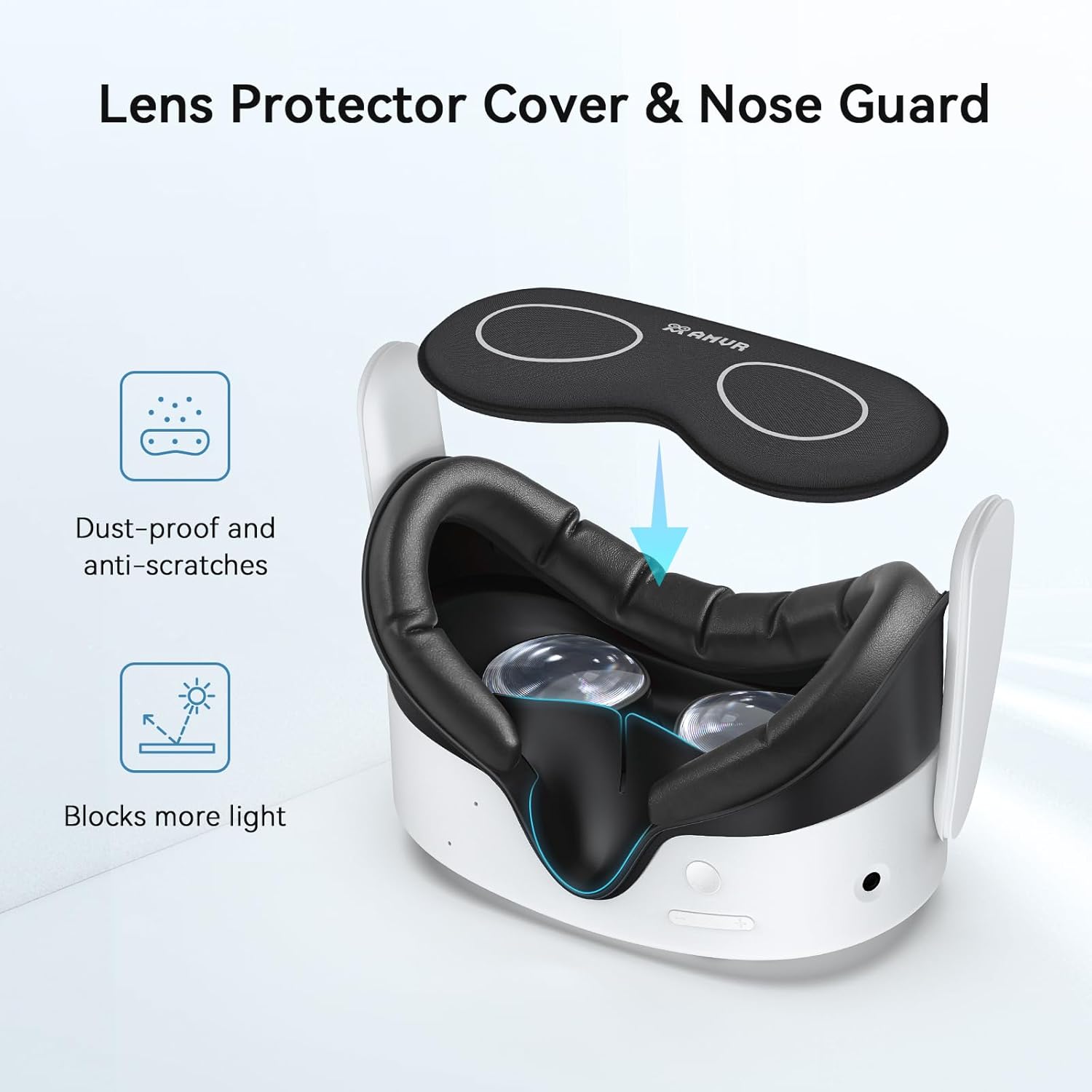 Thumbnail 5 de AMVR Facial Interface Face Pad Cover for Quest 3S
