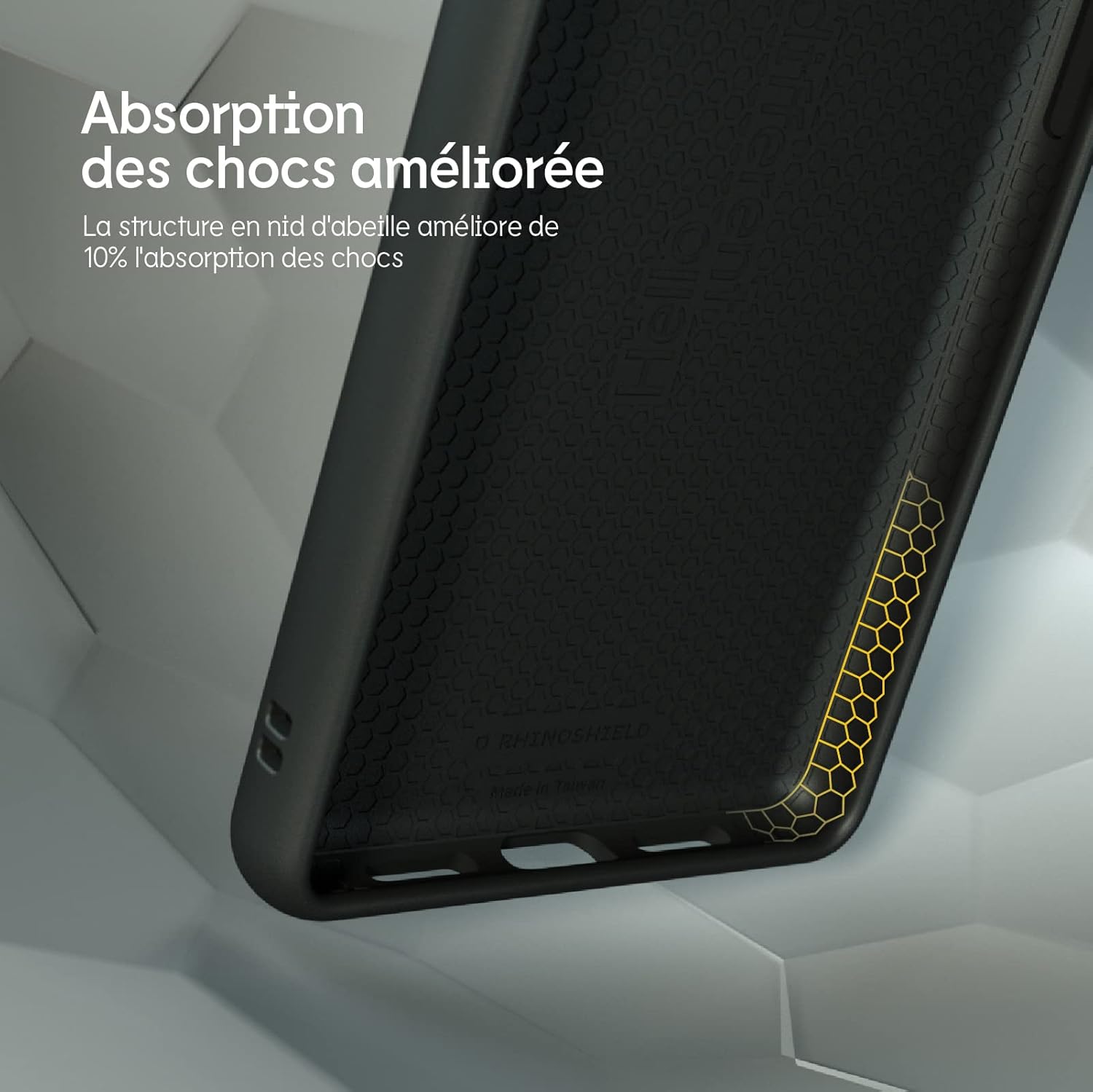 Thumbnail 2 de RhinoShield SolidSuit Noir Classic pour Pixel 6 – coque fine anti-chocs avec finition premium