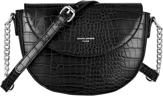 Detalle de David Jones - Elegante Bolso Bandolera Cocodrilo Mujer