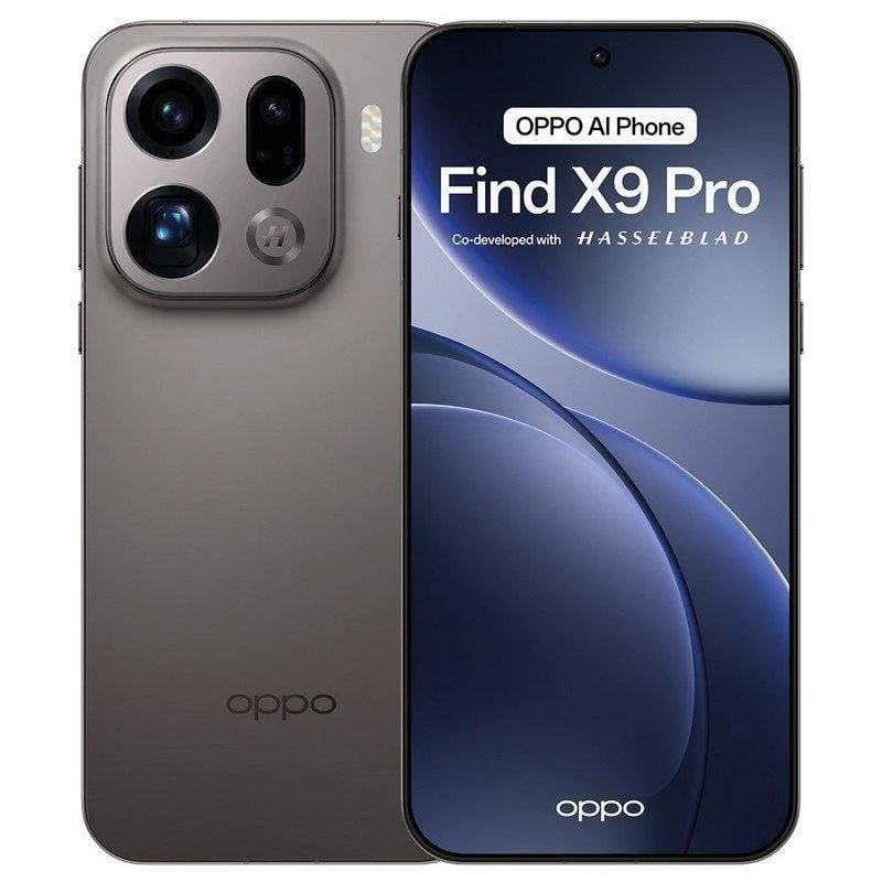 Detalle de OPPO Find X9 Pro 5G 16GB/512GB | Titanio Carbón – autonomía y IA para creadores