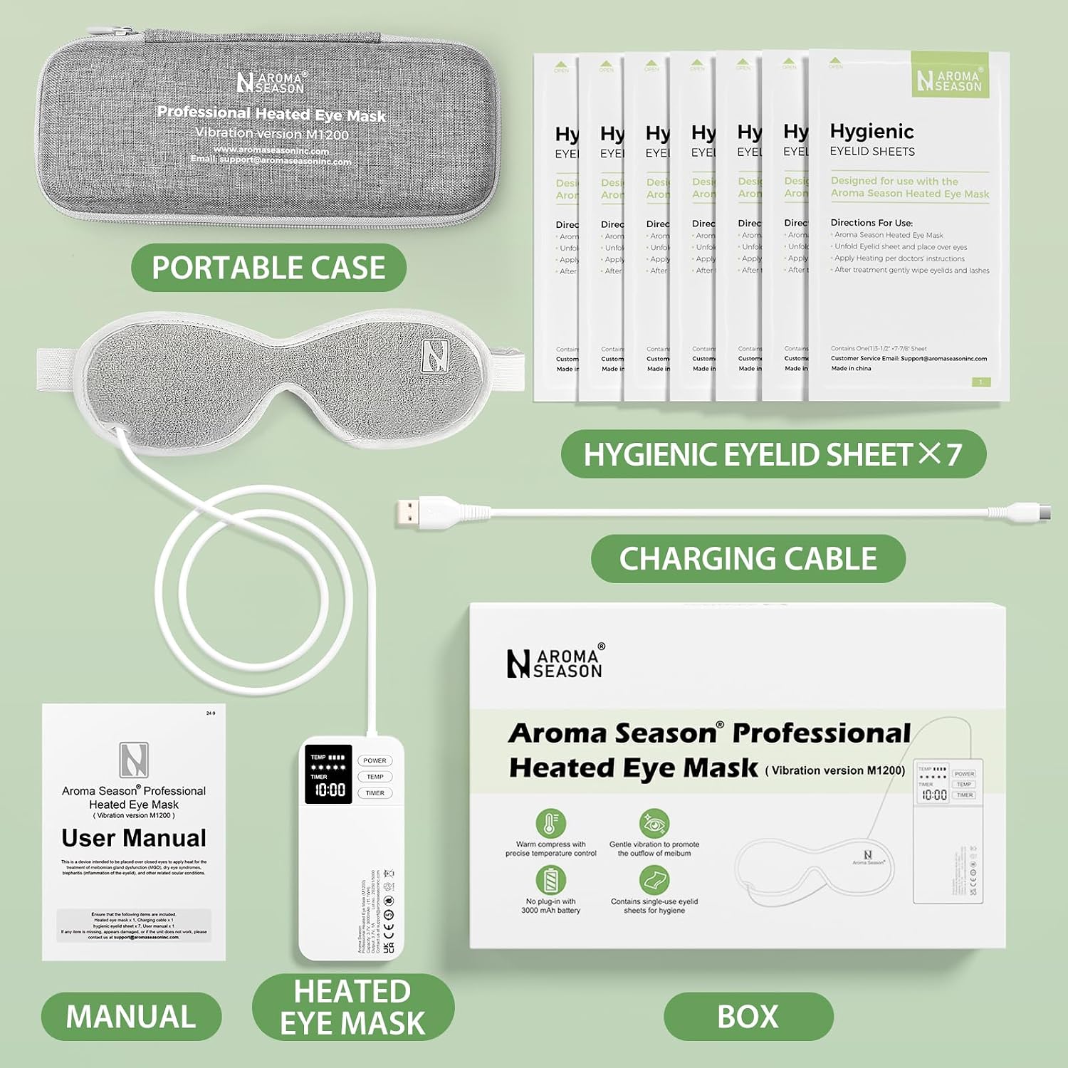 Thumbnail 5 de Aroma Season heated eye mask, 3000mAh