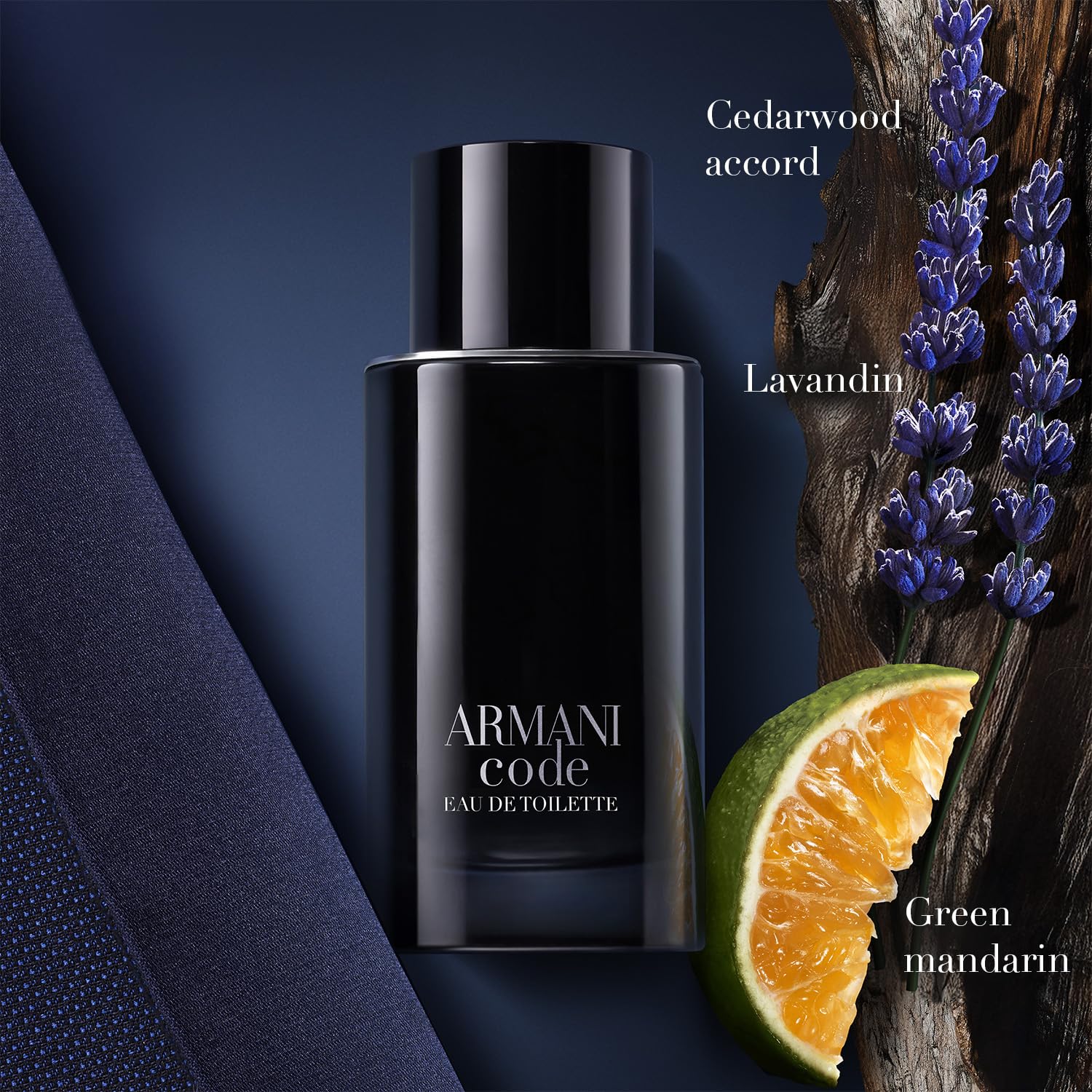 Detalle de Armani Beauty BP47373276 Code Eau de Toilette, Refillable Woody Amber Cologne