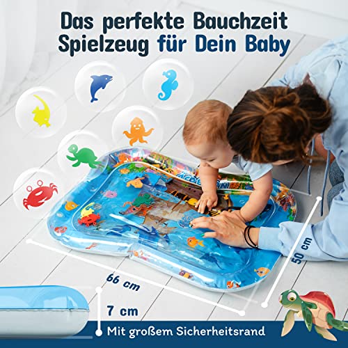 Detalle de NouBaby Wassermatte – BPA-freie Aquamatte für Baby ab 3 Monaten