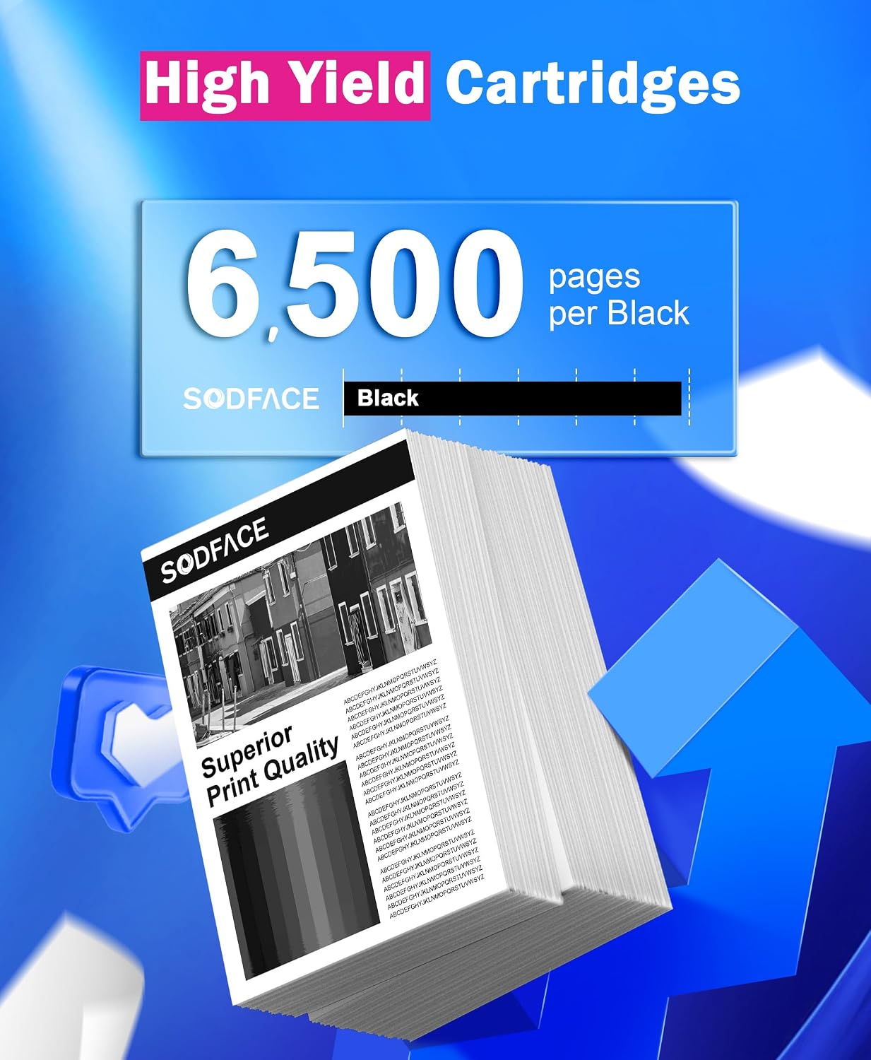 Thumbnail 3 de SODFACE TN423 4-Pack toner cartridges