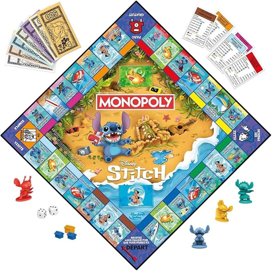 Thumbnail 4 de Monopoly Disney Stitch Edition gioco da tavolo 🎲