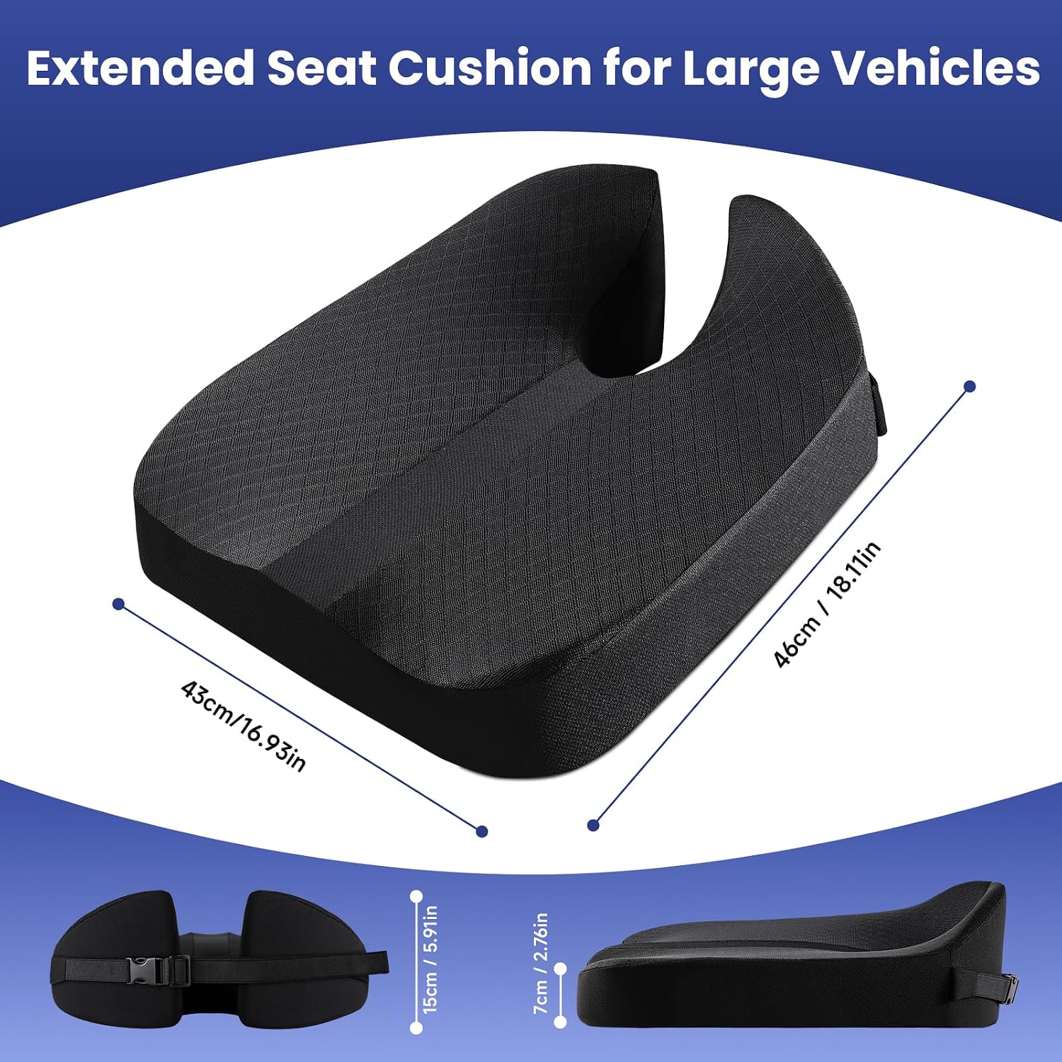 Thumbnail 6 de Juuwan Car Seat Cushion 2.7in booster