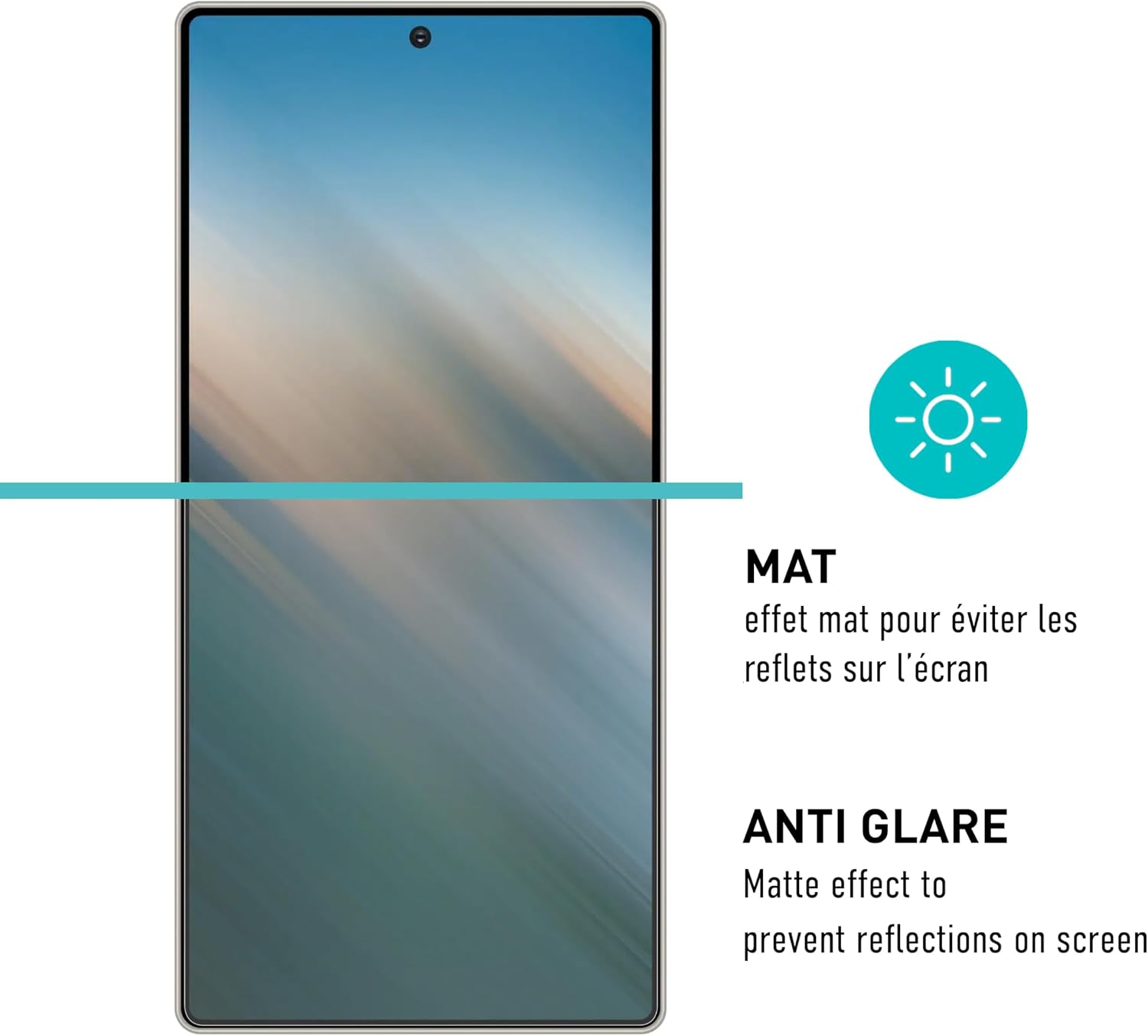 Detalle de smartect Protecteur d’écran TPU mat pour Samsung Galaxy S25 Ultra (2 pièces) — couvrant toute la surface