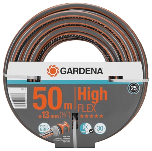 Detalle de Gardena Comfort HighFLEX Schlauch 13 mm (1/2 Zoll) 50 m – Power-Grip-Profil, 30 bar, UV-beständig