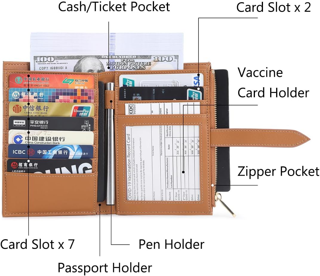 Thumbnail 4 de VanFn RFID Travel Passport Wallet