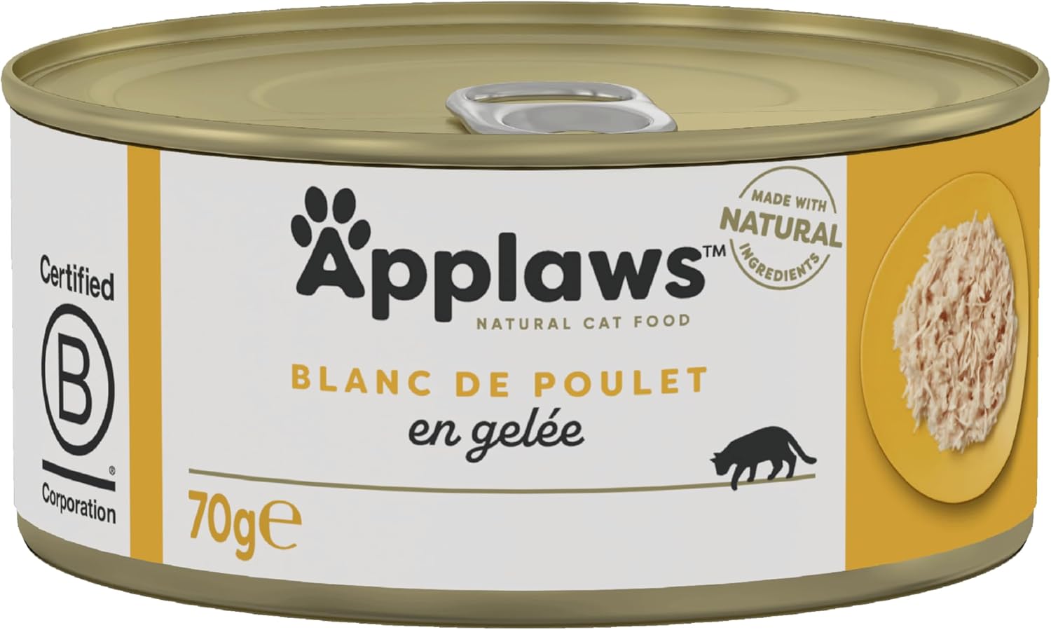 Thumbnail 6 de Applaws Natural Wet Cat Food, Tuna Fillet with Salmon in Jelly – Lot de 24 boîtes de 70 g