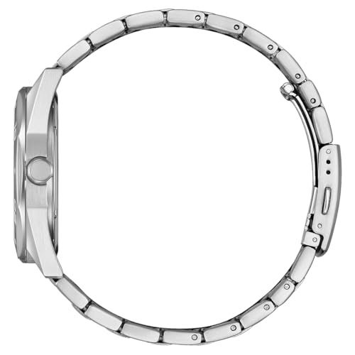 Detalle de Citizen Eco-Drive Reloj Solar para Hombre 41 mm – Plata con Fecha