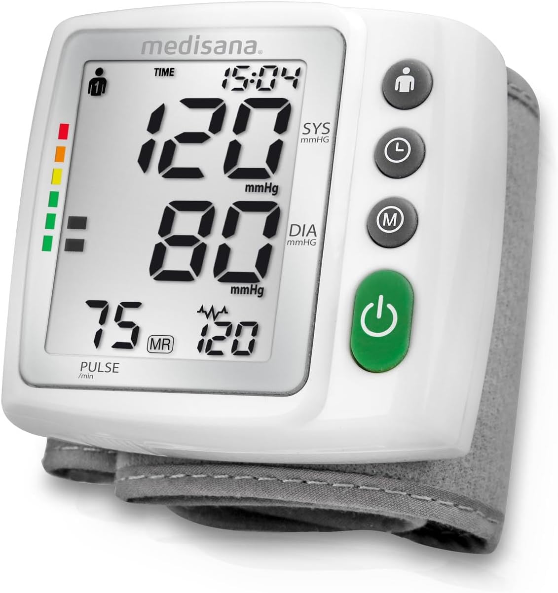 Medisana BW 315 Handgelenk-Blutdruckmessgerät – kompakt, mit Ampel-Skala und Arrhythmie-Erkennung