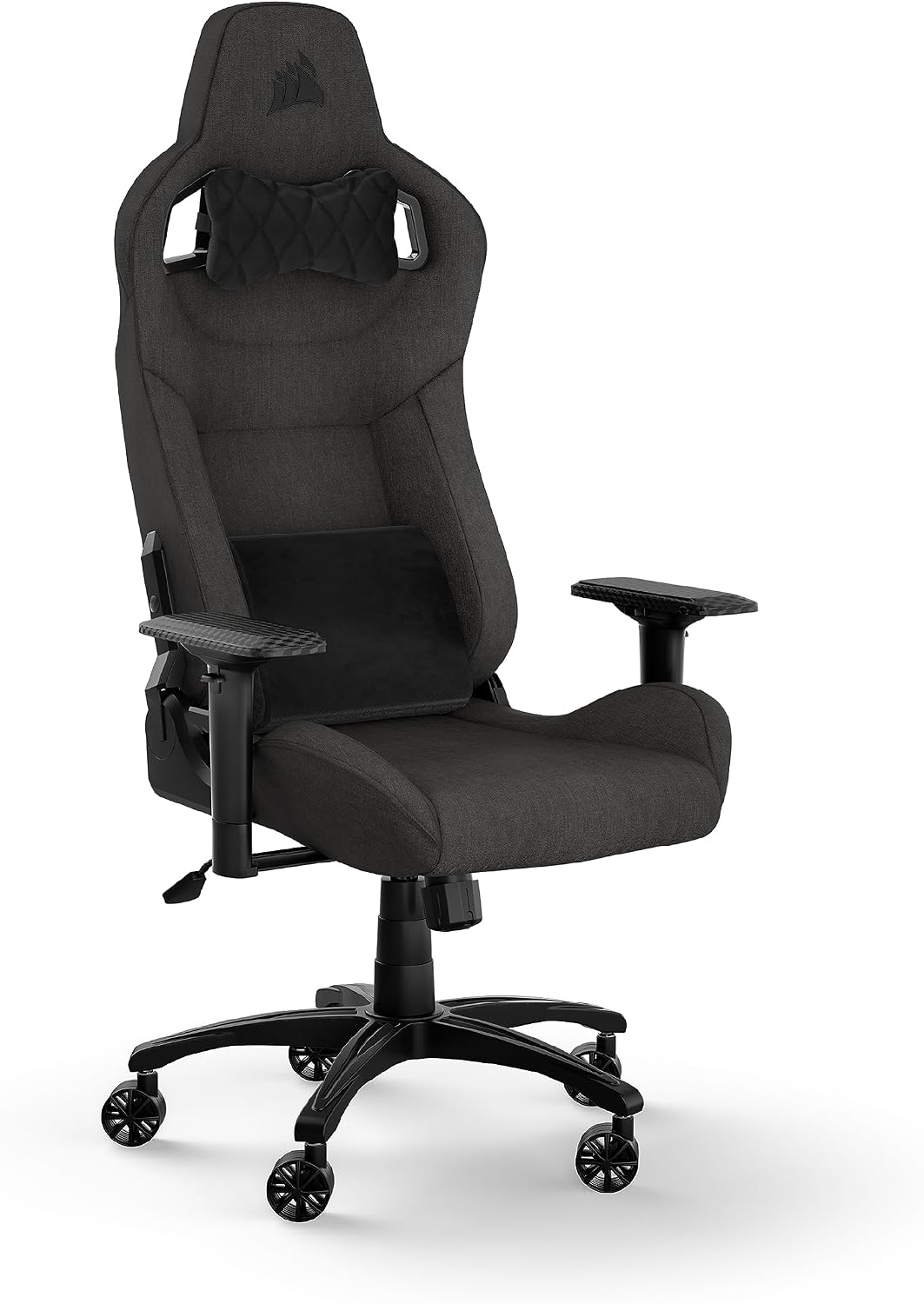Detalle de CORSAIR T-3 RUSH V2(CF-9010057-WW)ゲーミングチェア、ファブリック・4Dアームレスト・最大160°リクライニング