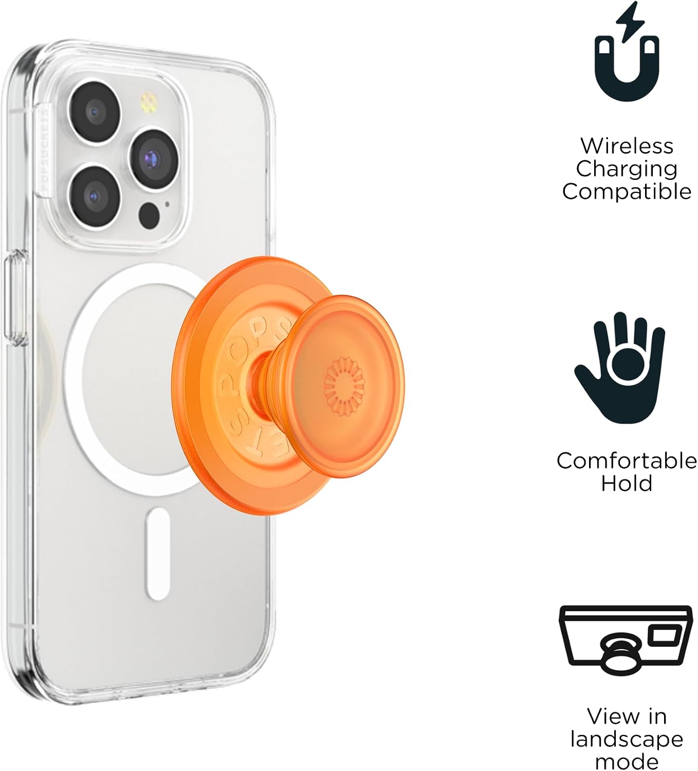 Thumbnail 3 de PopSockets 808971 PopGrip イン・トゥ・ザ・ウッズ MagSafe対応 オレンジゼスト