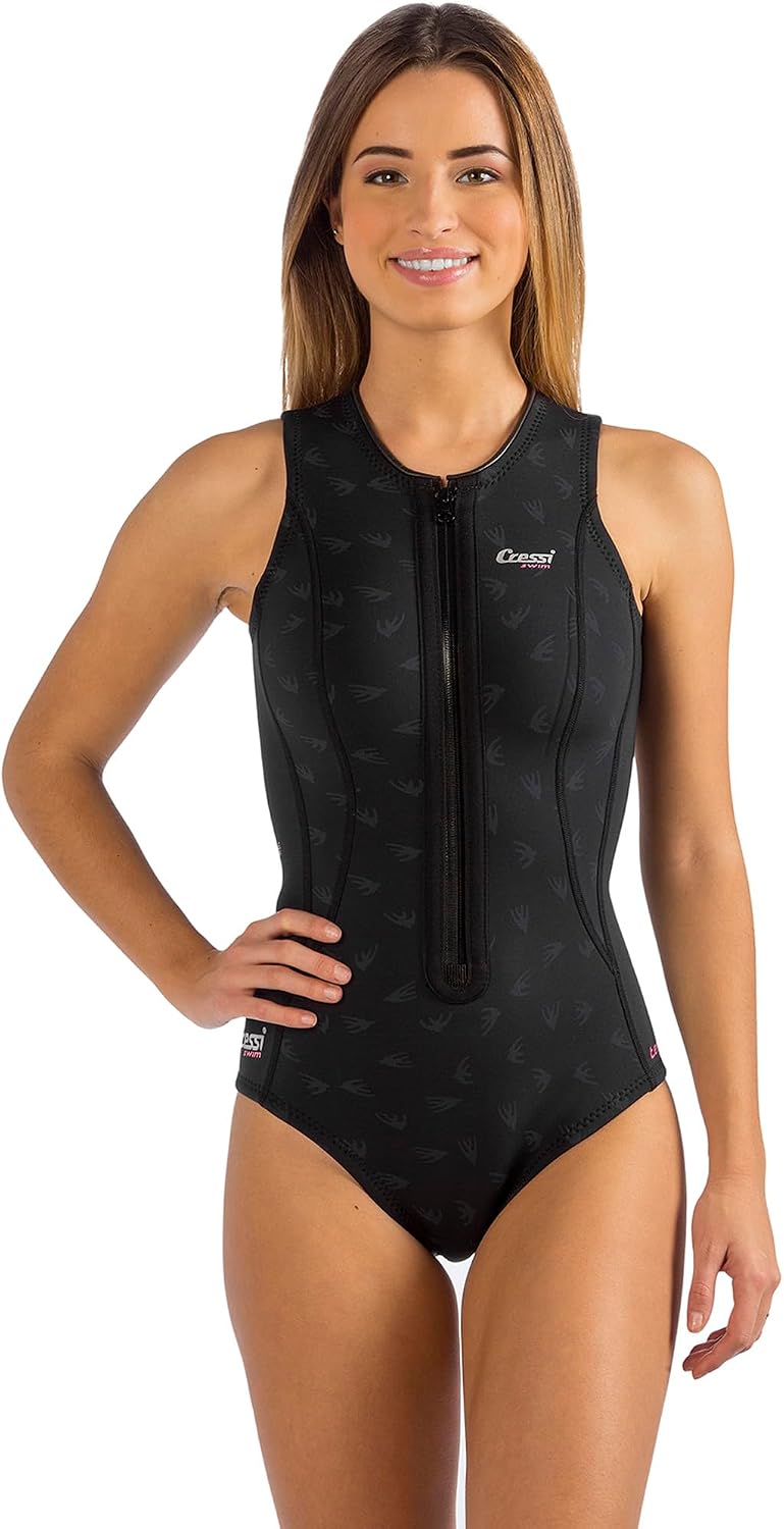 Thumbnail 3 de Cressi Women's Termico Neoprene Diving Suit, Sleeveless, Front Zip, S/2