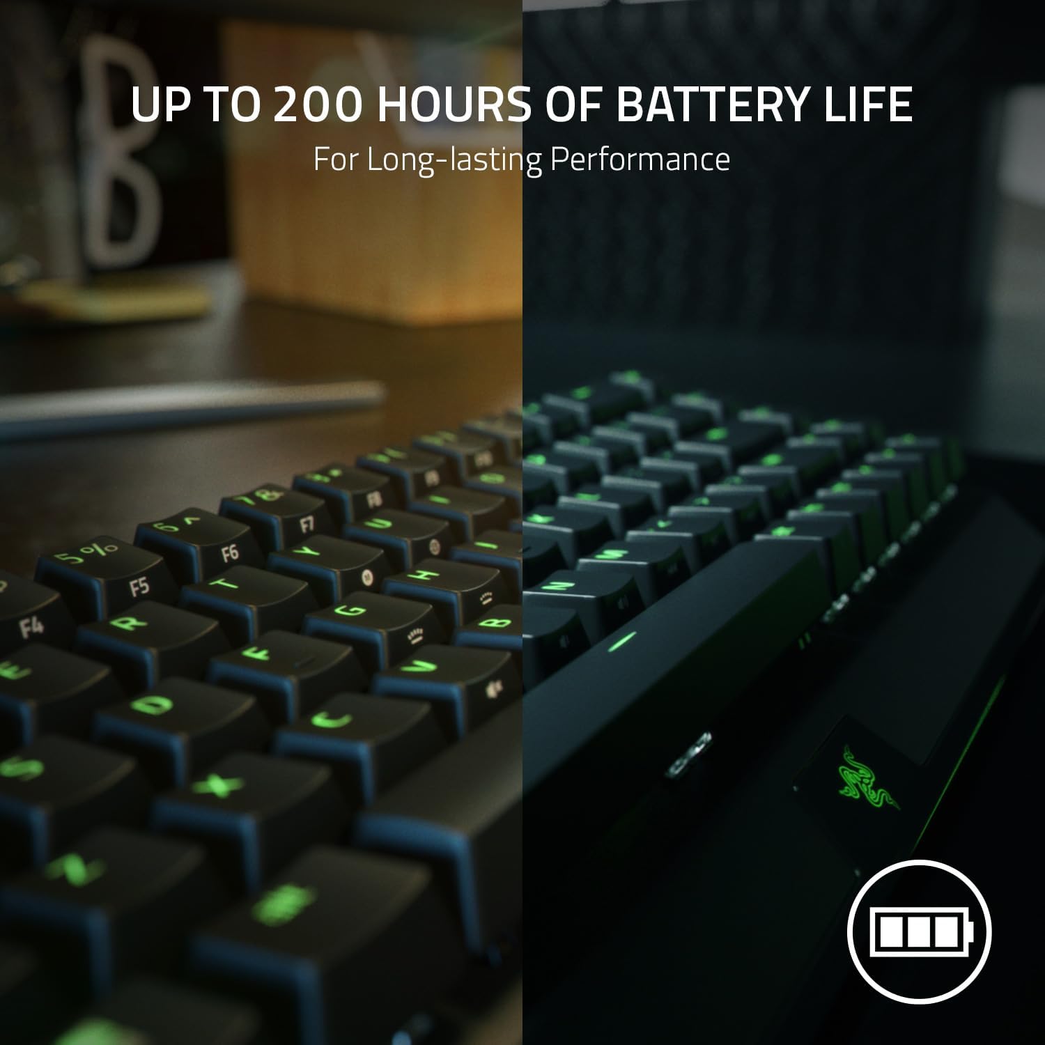 Thumbnail 6 de Razer BlackWidow V3 Mini HyperSpeed (Yellow Switch) – 65% Wireless Mechanical Keyboard