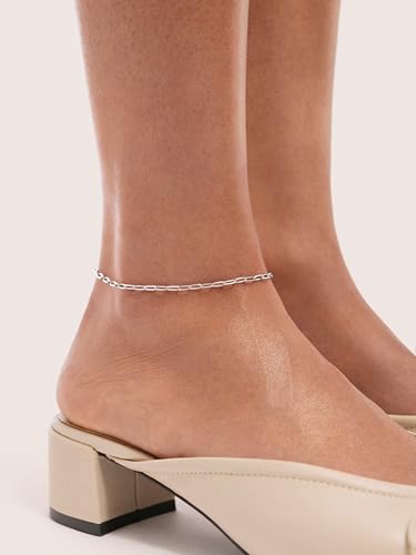 Detalle de SINGULARU Tobillera Mujer Chic Acero — pulsera de tobillo elegante y resistente