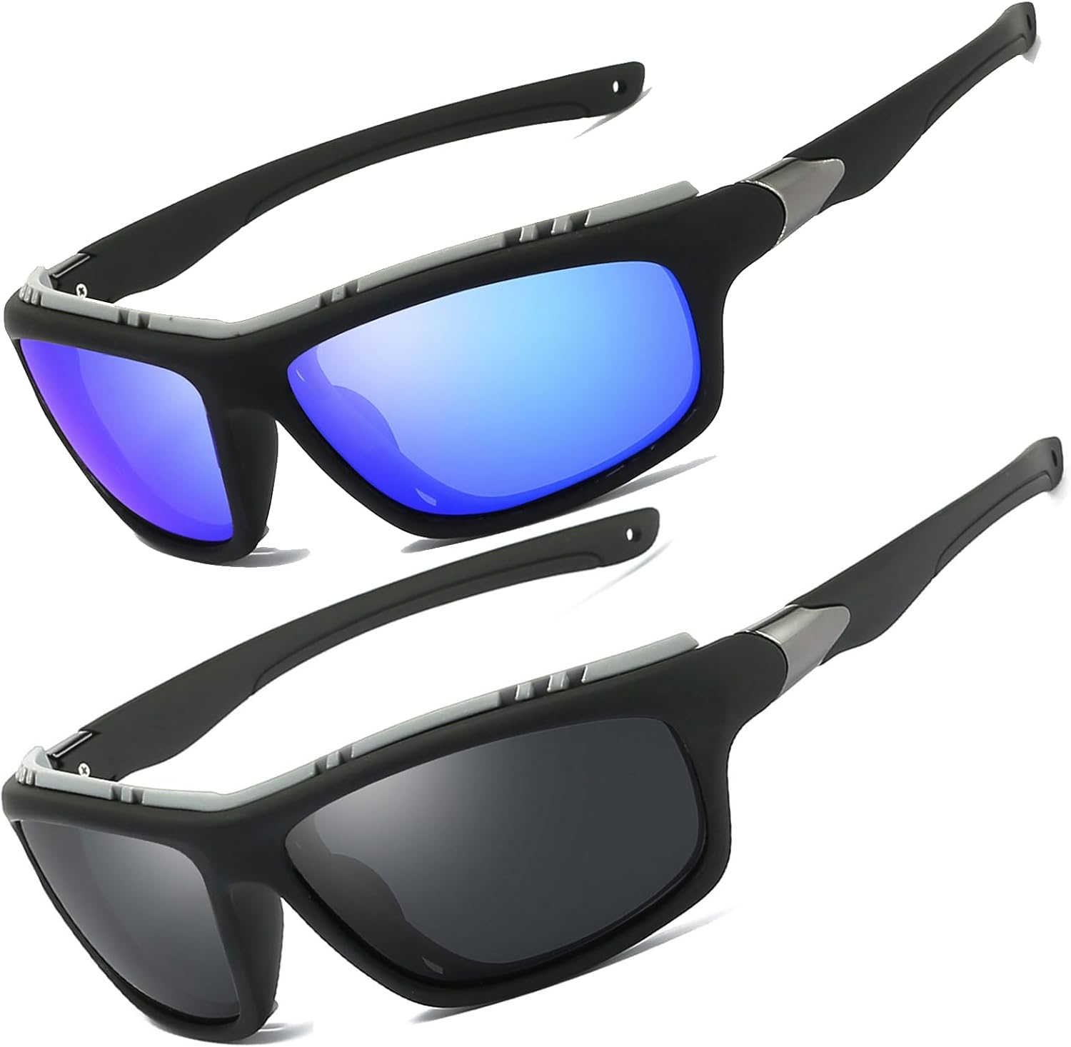 Perfectmiaoxuan Occhiali da sole polarizzati con cordino sportivo antiriflesso UV400