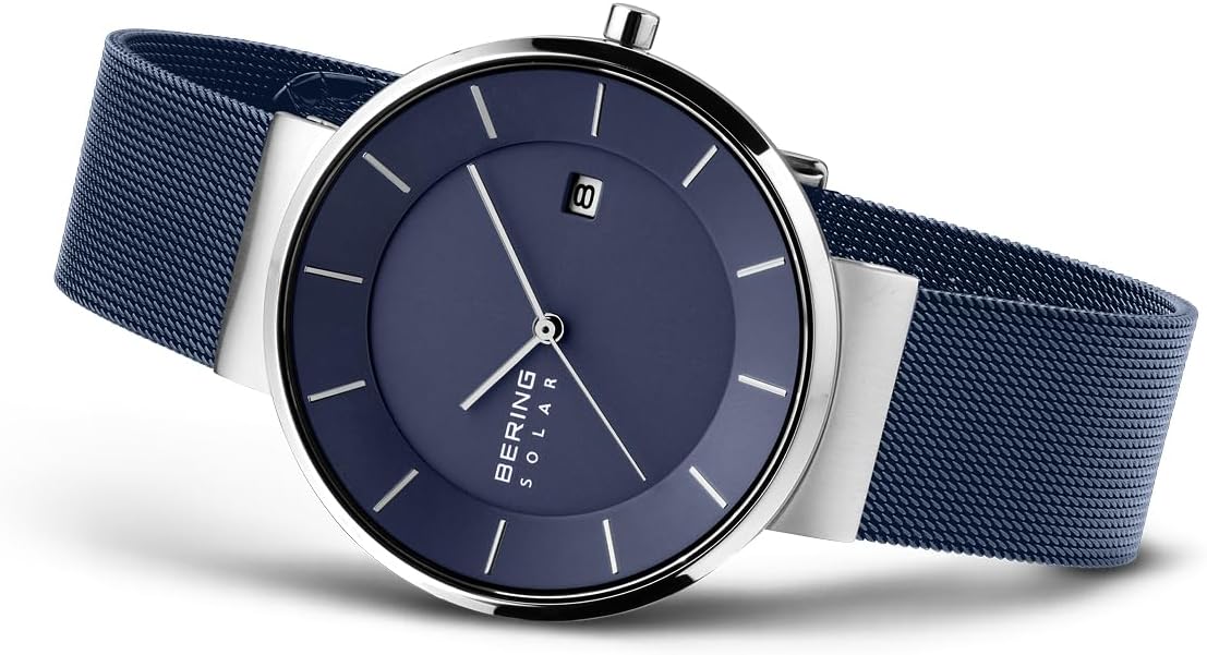 Thumbnail 3 de BERING Herren Solar Uhr 39 mm – Edelstahlgehäuse, Saphirglas, Milanaiseband, 5 ATM