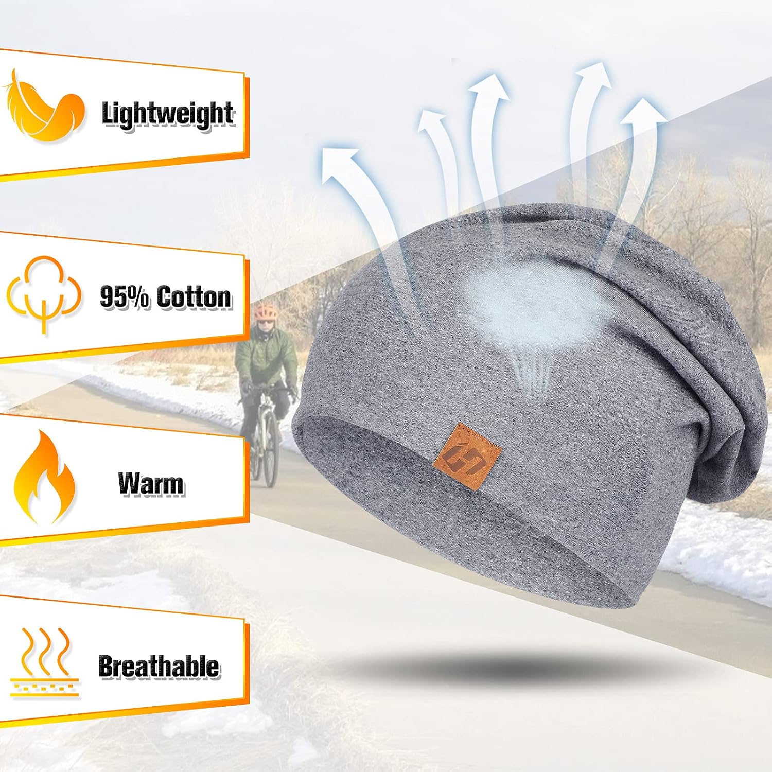 Detalle 2 de HASAGEI Slouch Beanie 55-62 cm