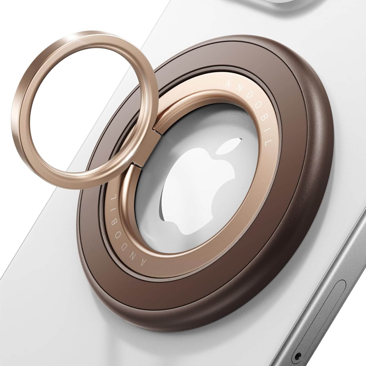 Detalle de andobil 2026 3rd Gen Magnetic Phone Ring Grip for MagSafe, Brown