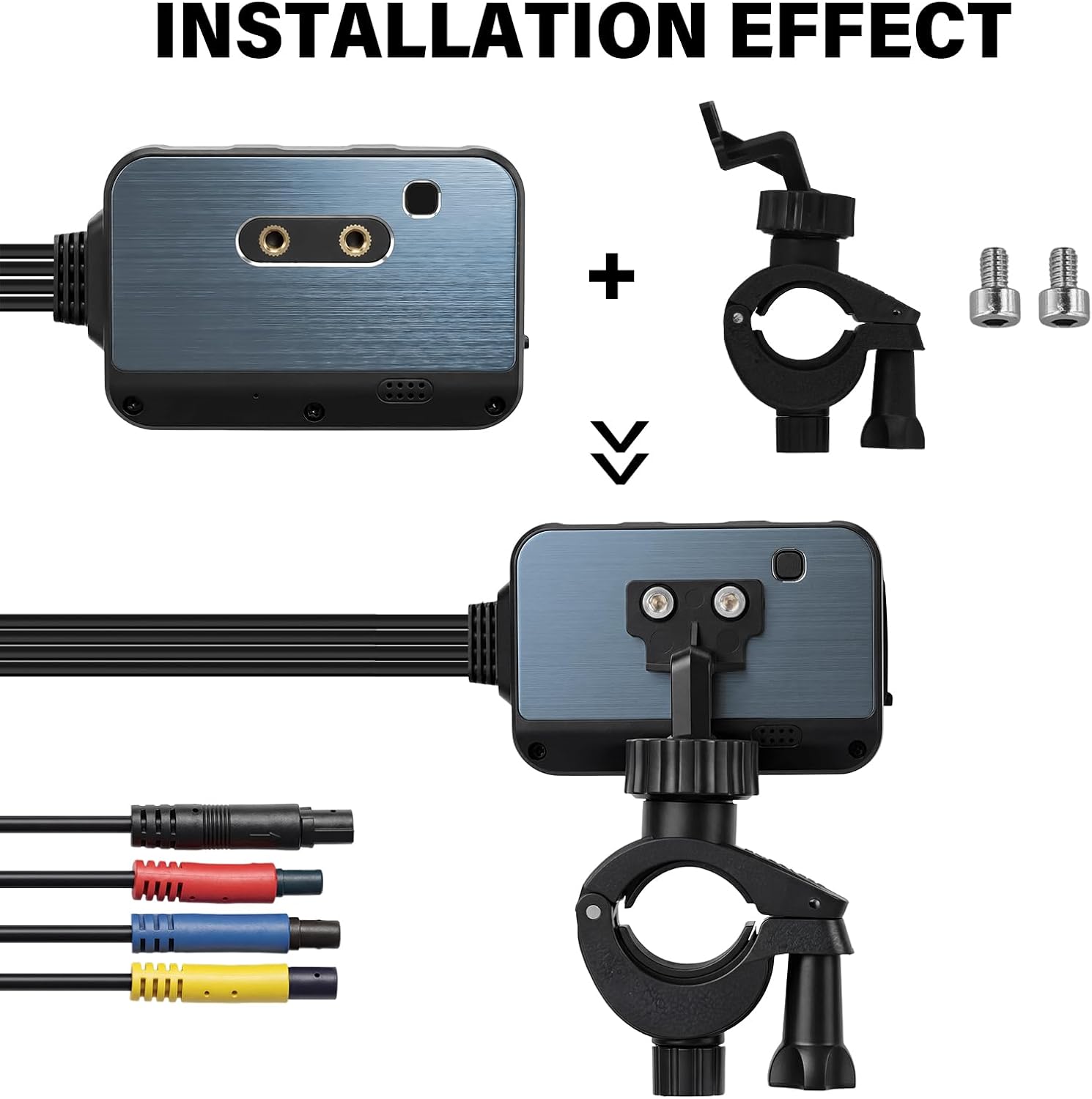 Thumbnail 6 de SIXWIN 1080P Dashcam Moto Anteriore e Posteriore: doppia registrazione, IP67 e viewing split da 2