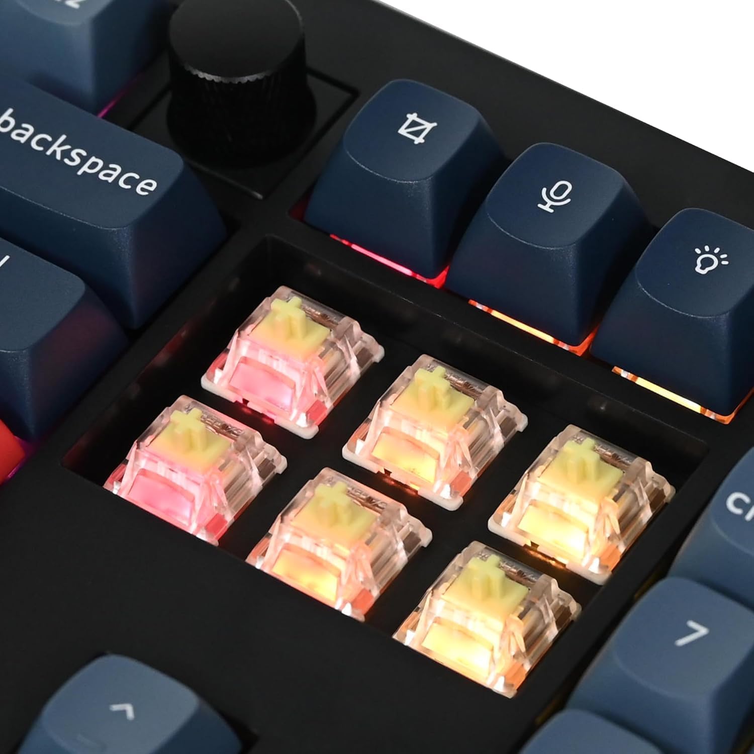Thumbnail 6 de Keychron V6 Max Full-Size Wireless Mechanical Keyboard (UK Layout) with QMK and Hot-Swap Gateron Banana Tactile