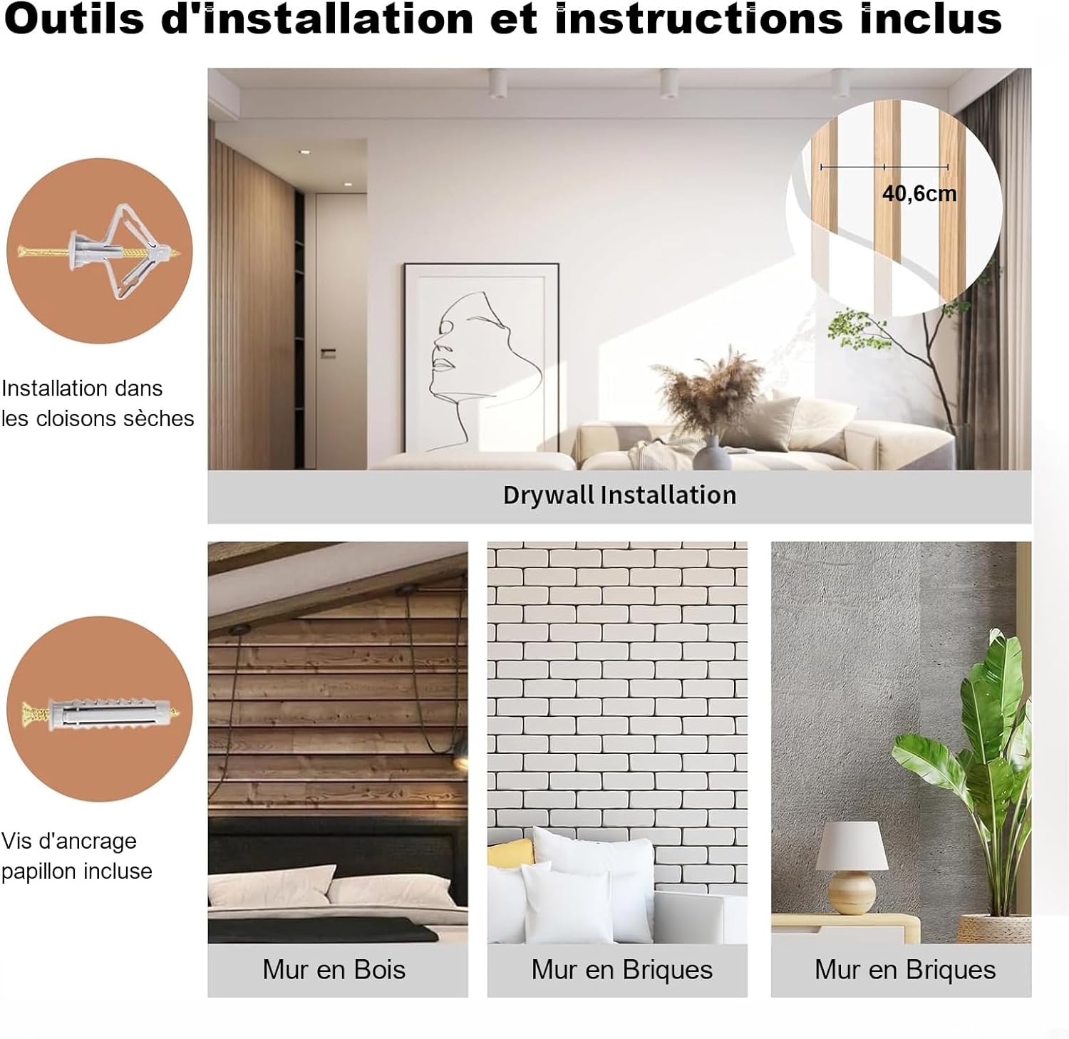 Thumbnail 5 de FUKUMARU Étagère d’escalade murale pour chat à quatre marches avec griffoir en jute