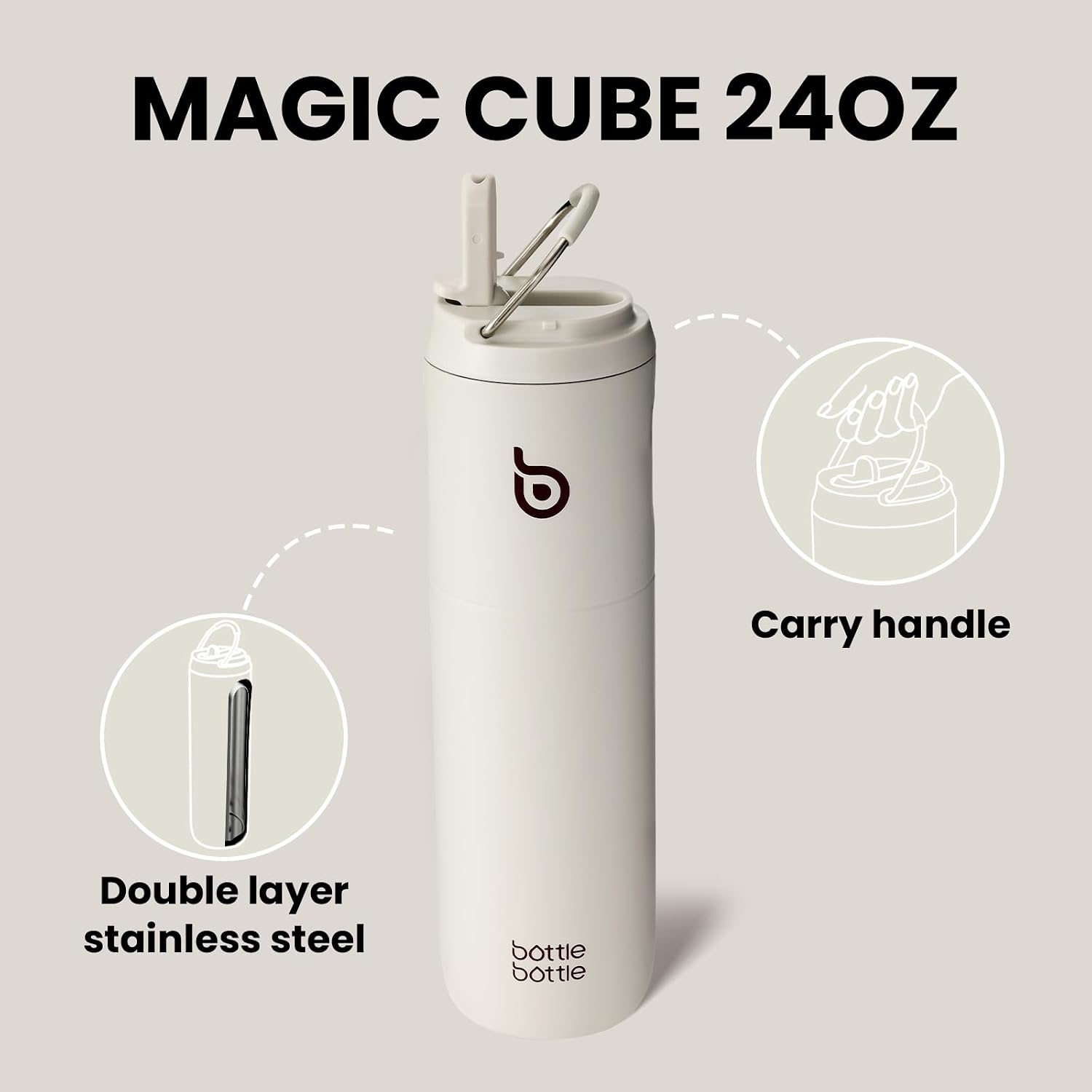 Thumbnail 1 de Bottle Bottle Stainless Steel 700ml water bottle 🚰