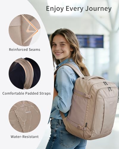 Thumbnail 4 de ECOHUB Mochila de cabina para Ryanair 40x30x20 cm (24 L) con 13 compartimentos, 0,55 kg y tejido PET reciclado