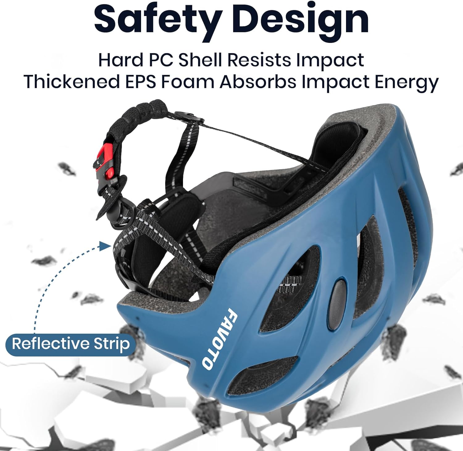 Thumbnail 1 de Favoto Kids Bike Helmet: Adjustable, Lightweight, and Multi-Sport Safety for Young Riders