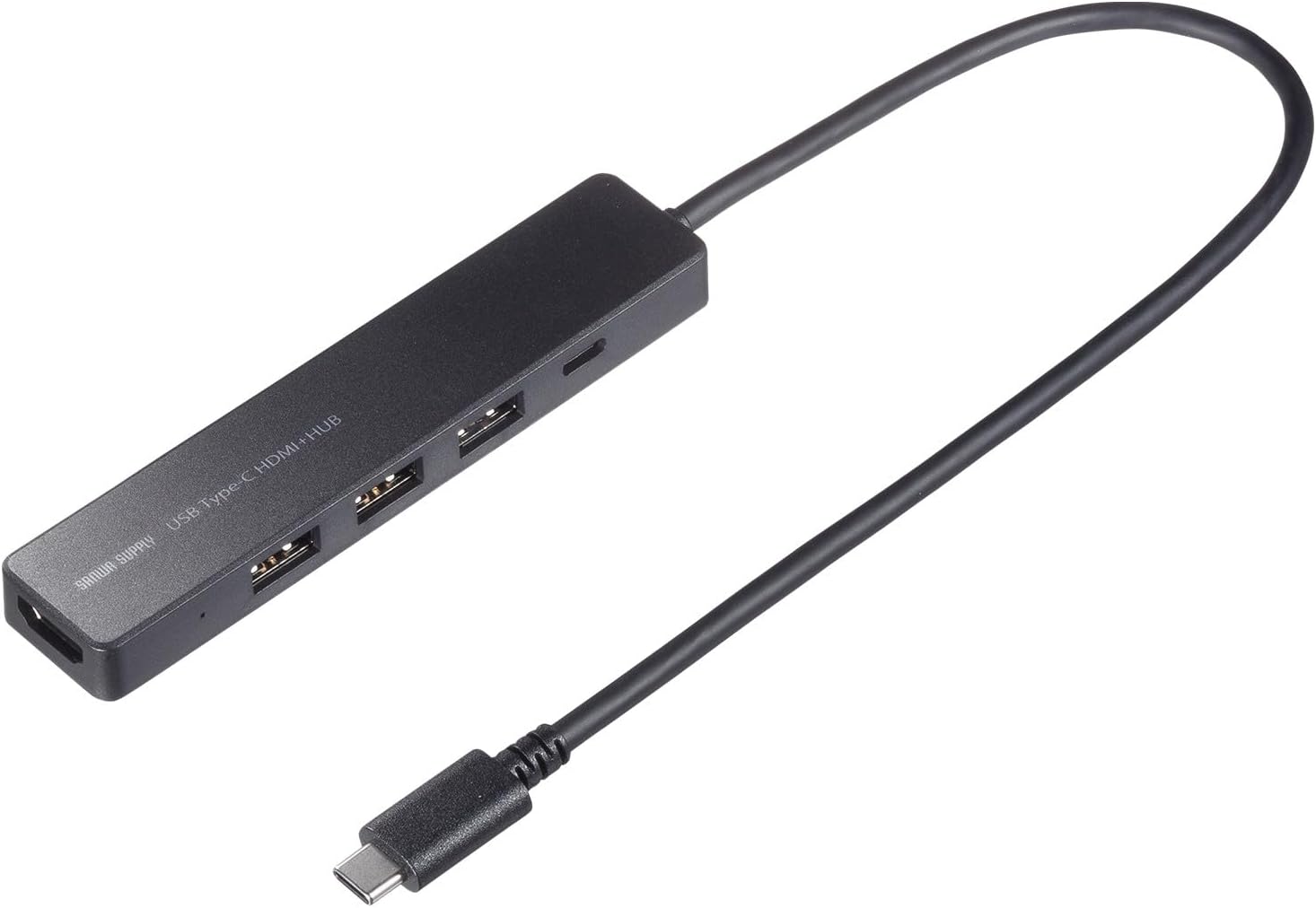 Detalle de サンワサプライ USB-AZ5TCH51BK USB Type-Cハブ、HDMI 4K/30Hz・30cm一体型ケーブル