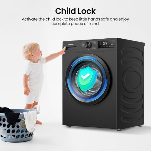 Thumbnail 14 de Hisense WF1I1142BBL 11kg Freestanding Washing Machine