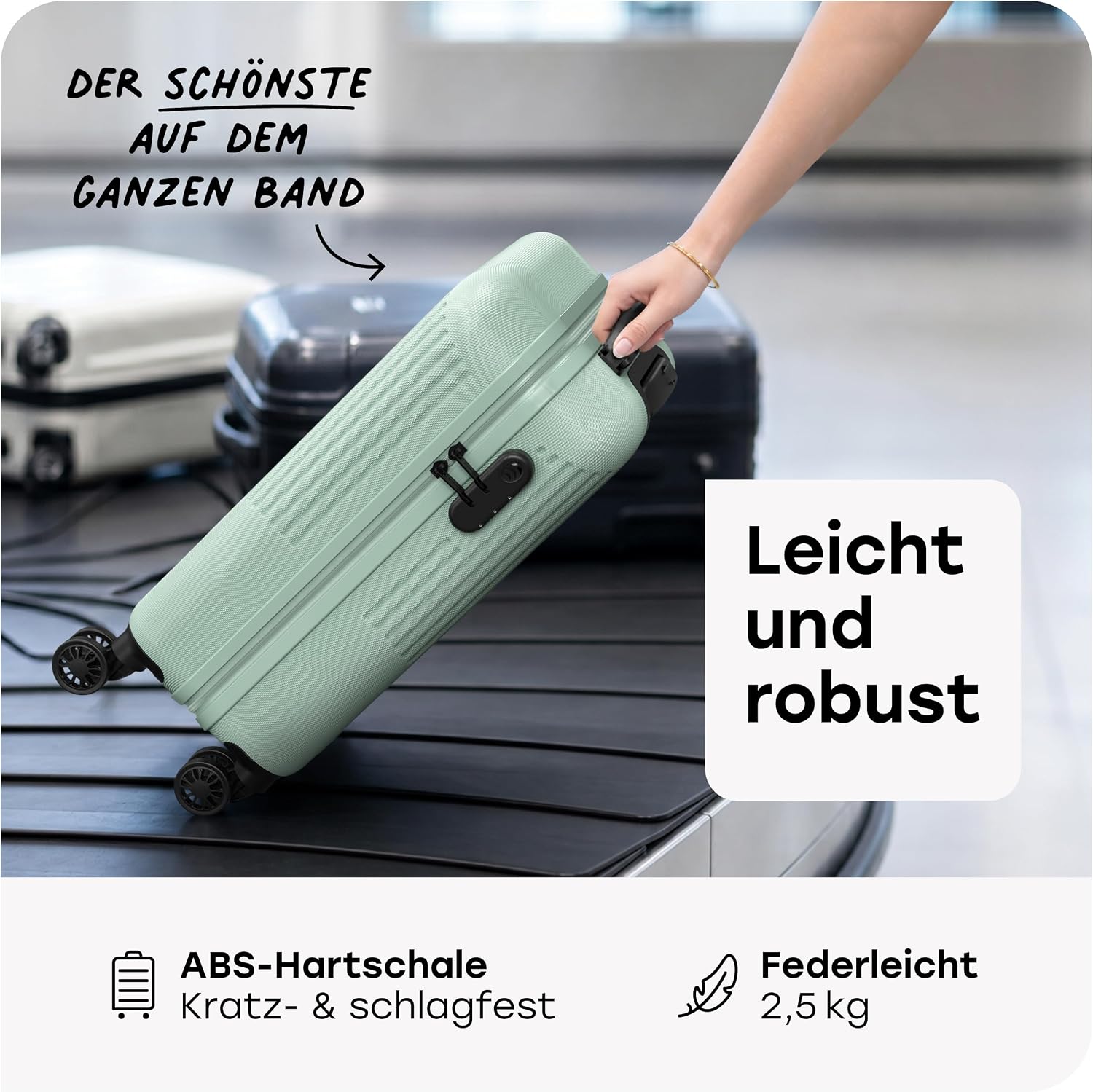 Thumbnail 4 de Travelite Bali Handgepäck Trolley klein – 55×39×20 cm, 34 L, 2,5 kg, Kratzfeste Hartschale