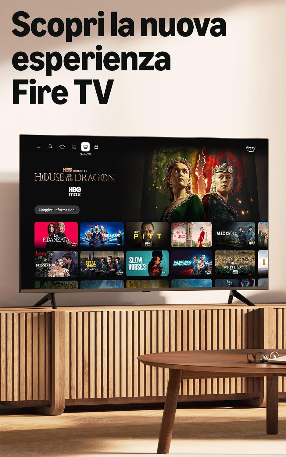 Detalle de Amazon Fire TV Stick HD (ultimo modello) con Alexa Voice Remote — lo streaming in Full HD ovunque