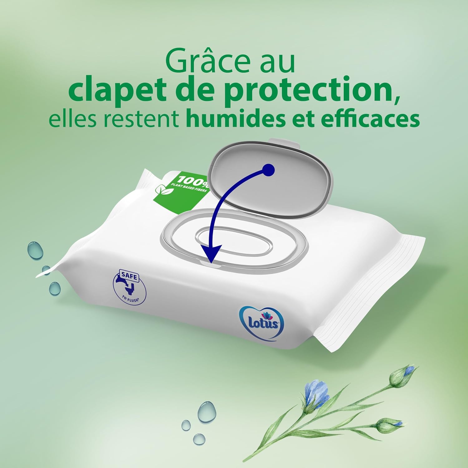 Thumbnail 4 de Lotus Papier Toilette Humide Sensitive 294 feuilles đź§»