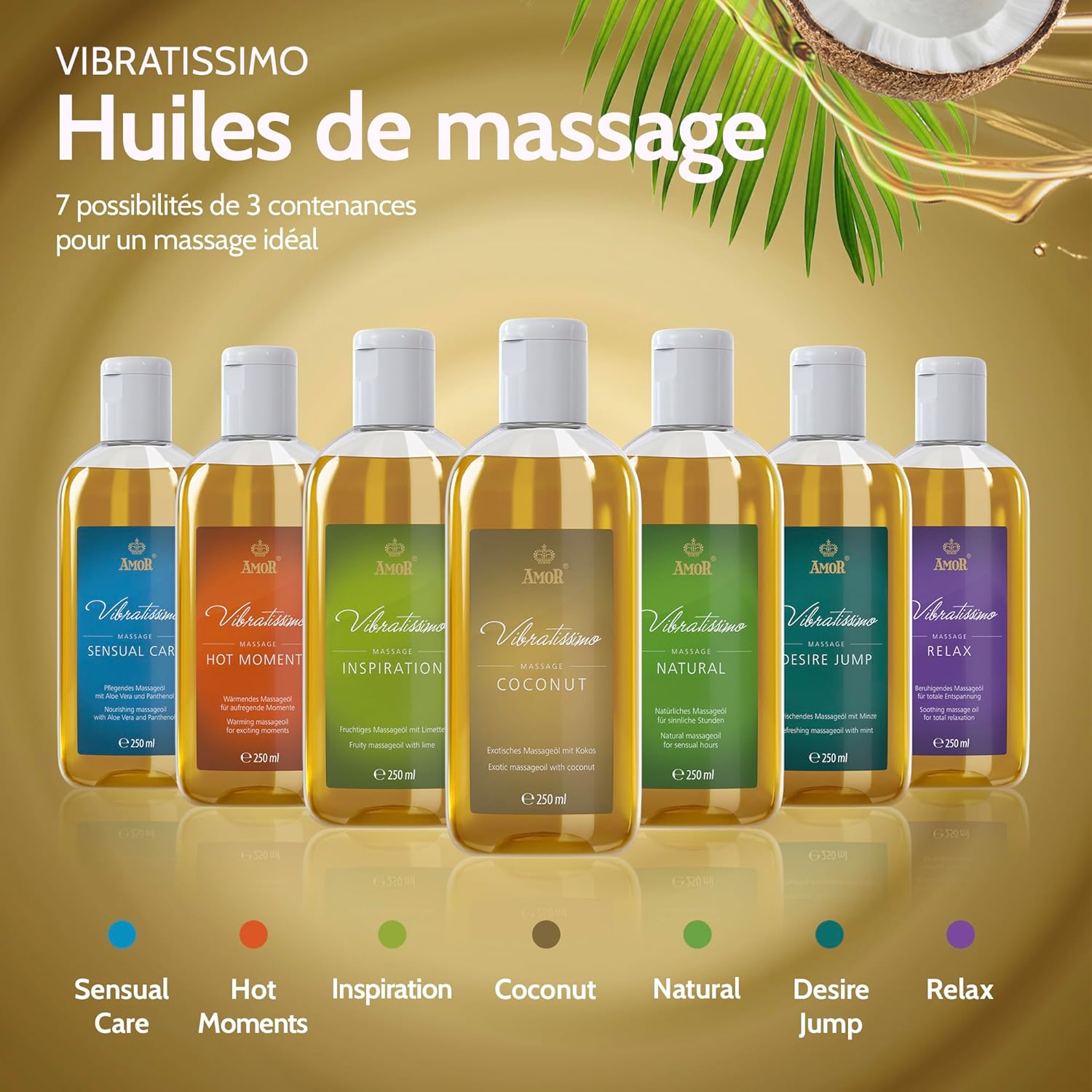 Thumbnail 5 de Vibratissimo Coconut huile de massage 250 ml