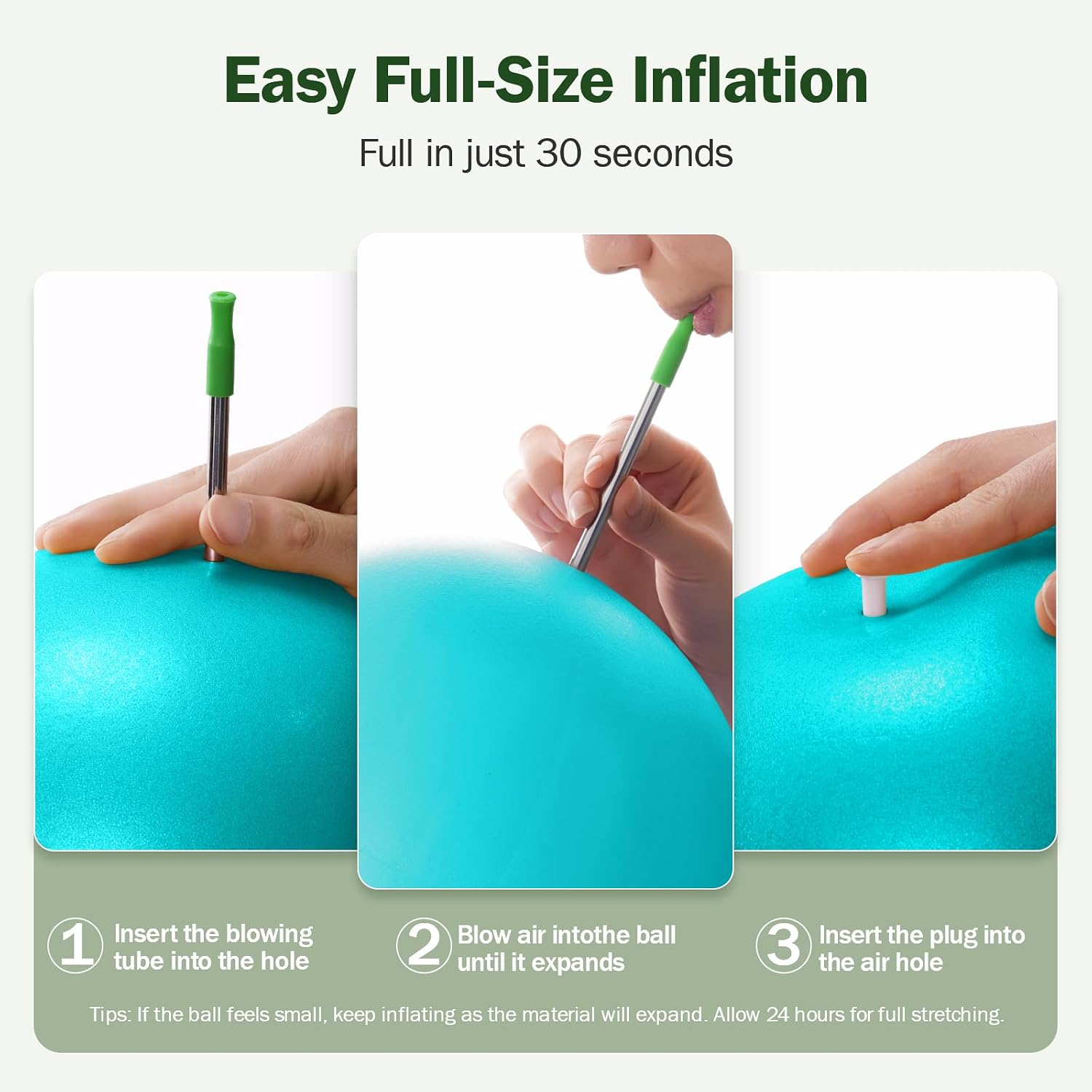 Detalle de Slim Panda 9 Inch Pilates Ball review