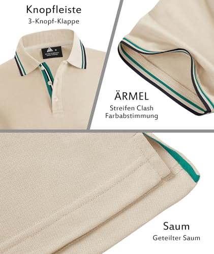 Detalle 2 de SwissWell Polo Homme manches courtes, respirant, séchage rapide ⚙