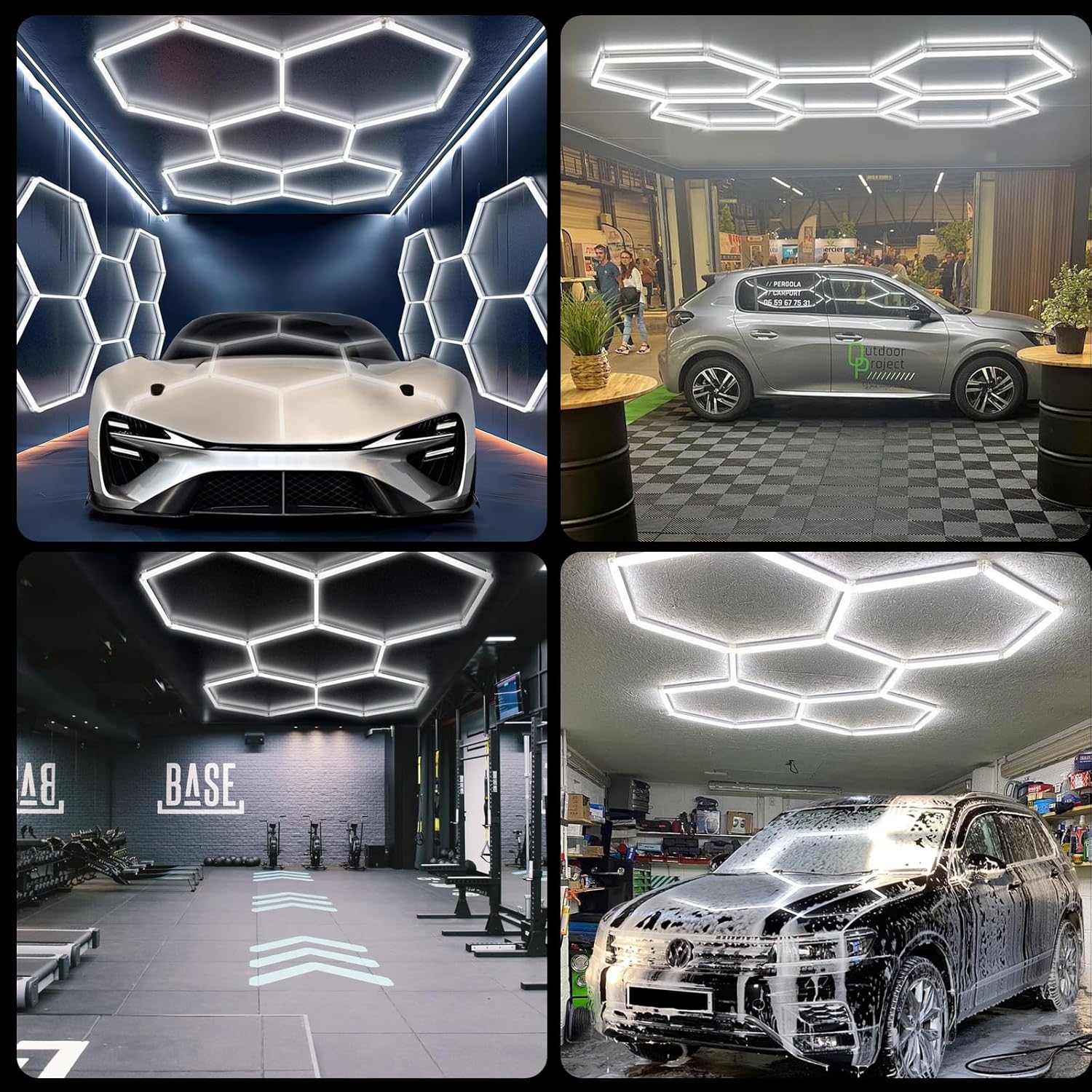 Thumbnail 2 de DIKHEE Luce da Garage Esagonale 192W