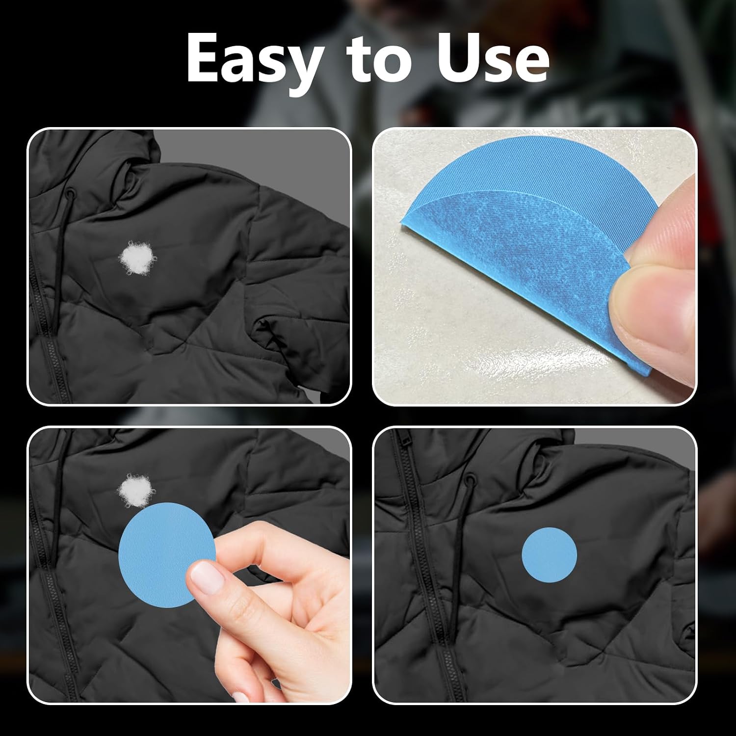 Detalle 2 de Nylon Repair Patches, Sky Blue