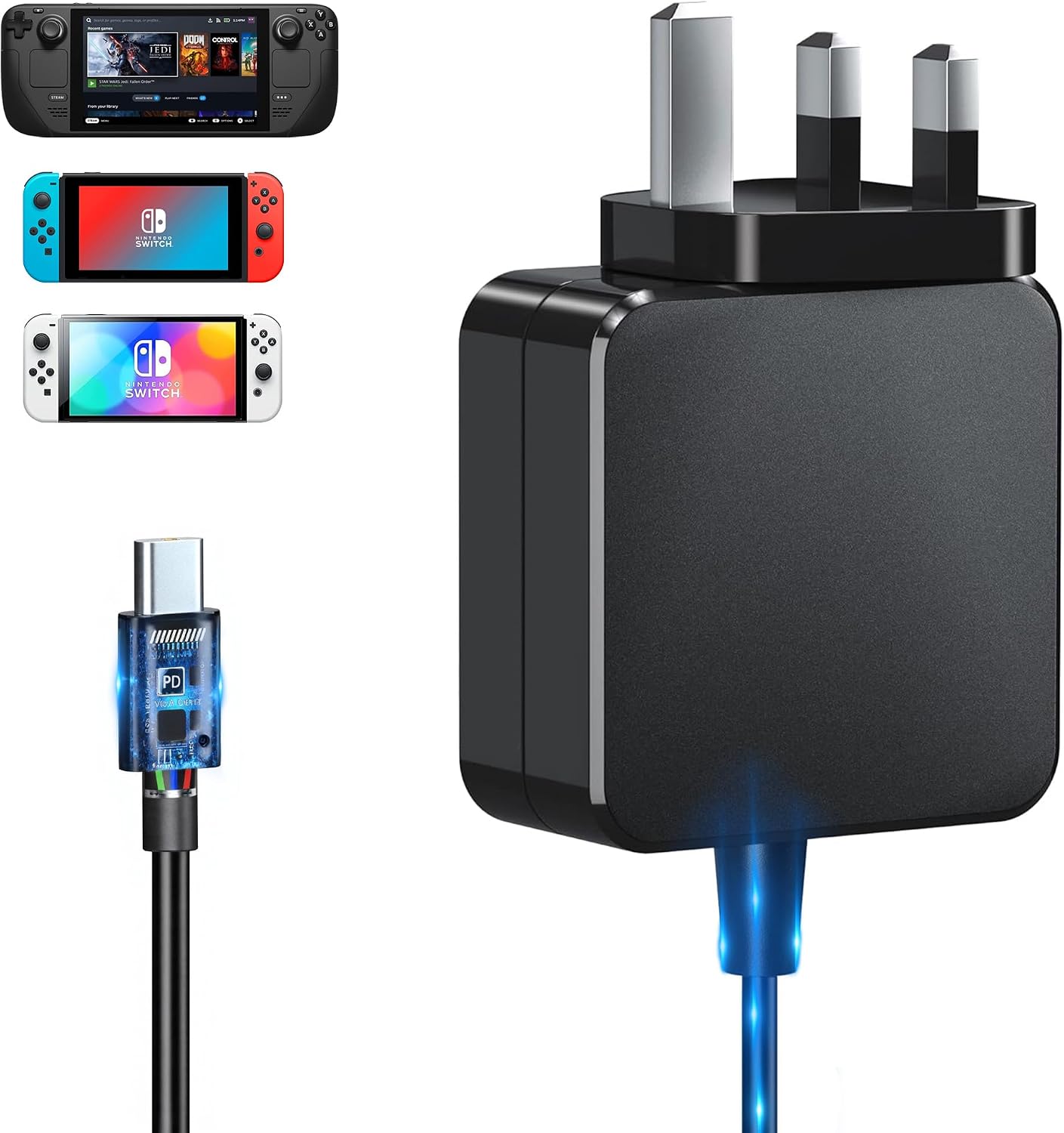 Detalle de 45W Switch Charger 15V/3A Fast Charge