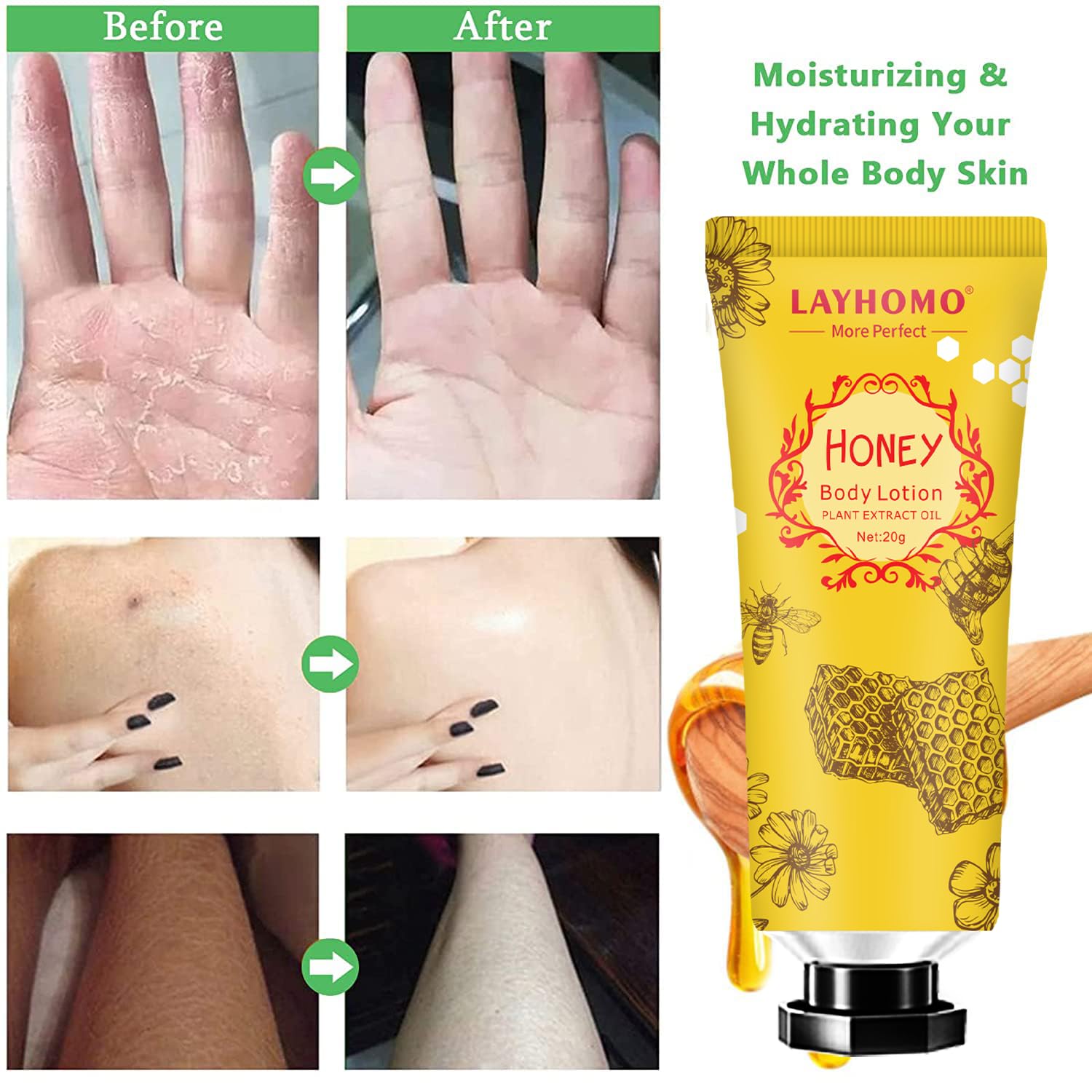 Thumbnail 4 de 20 Pack Mini Body Lotion Gift Set for Dry Skin – Travel-Sized, Shea Butter & 10 Fragrances