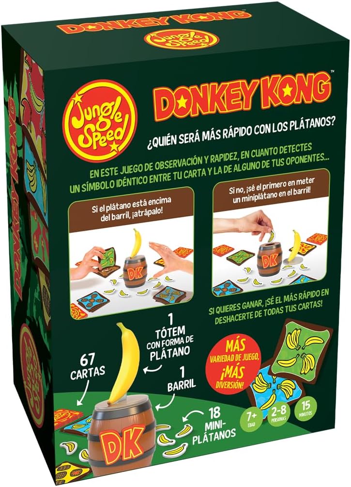 Thumbnail 1 de Asmodee Jungle Speed Donkey Kong – Jeu de dextérité rapide pour 2 à 10 joueurs