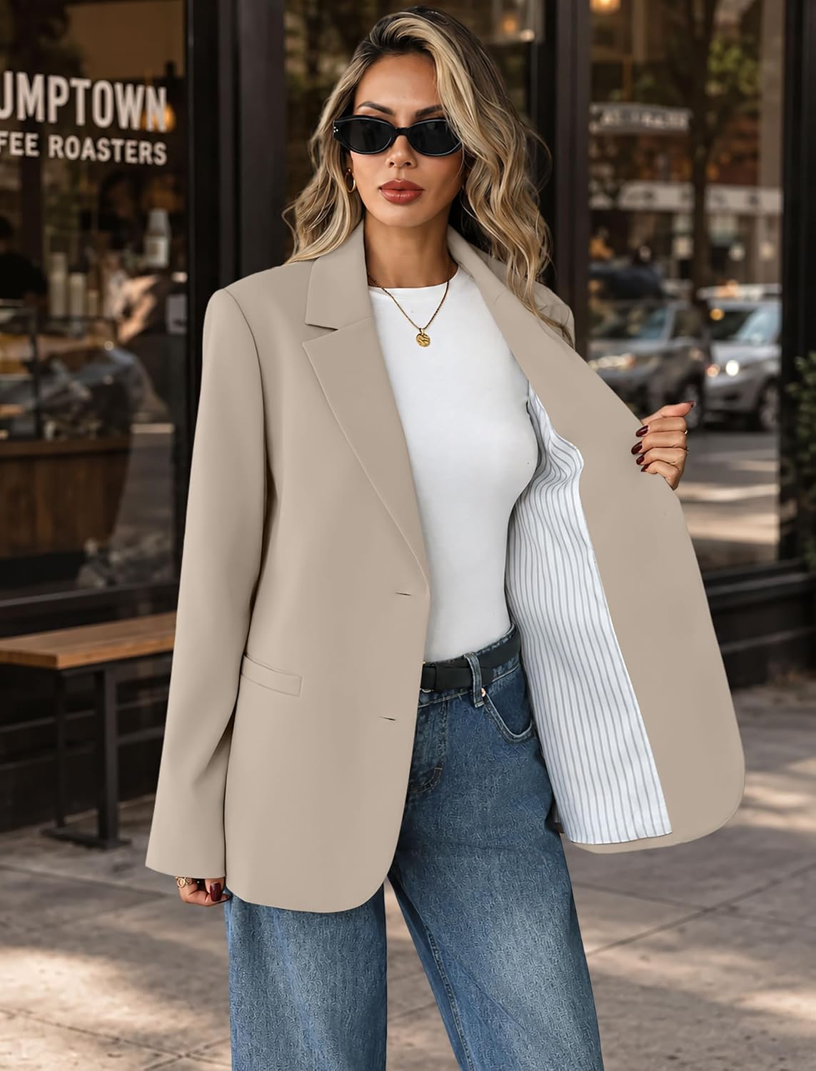 Detalle 2 de Sipaya Women's Blazer with Notched Lapel