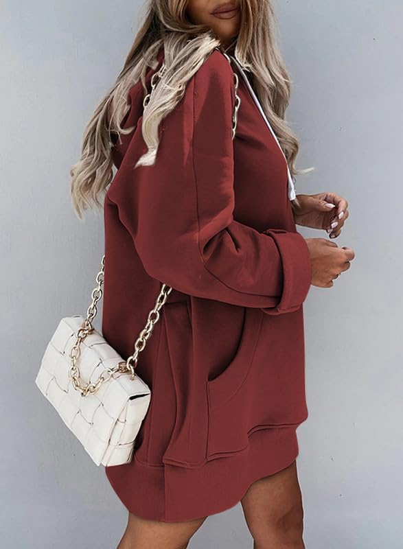Detalle 2 de SHEWIN Hoodie Dress 95% Polyester