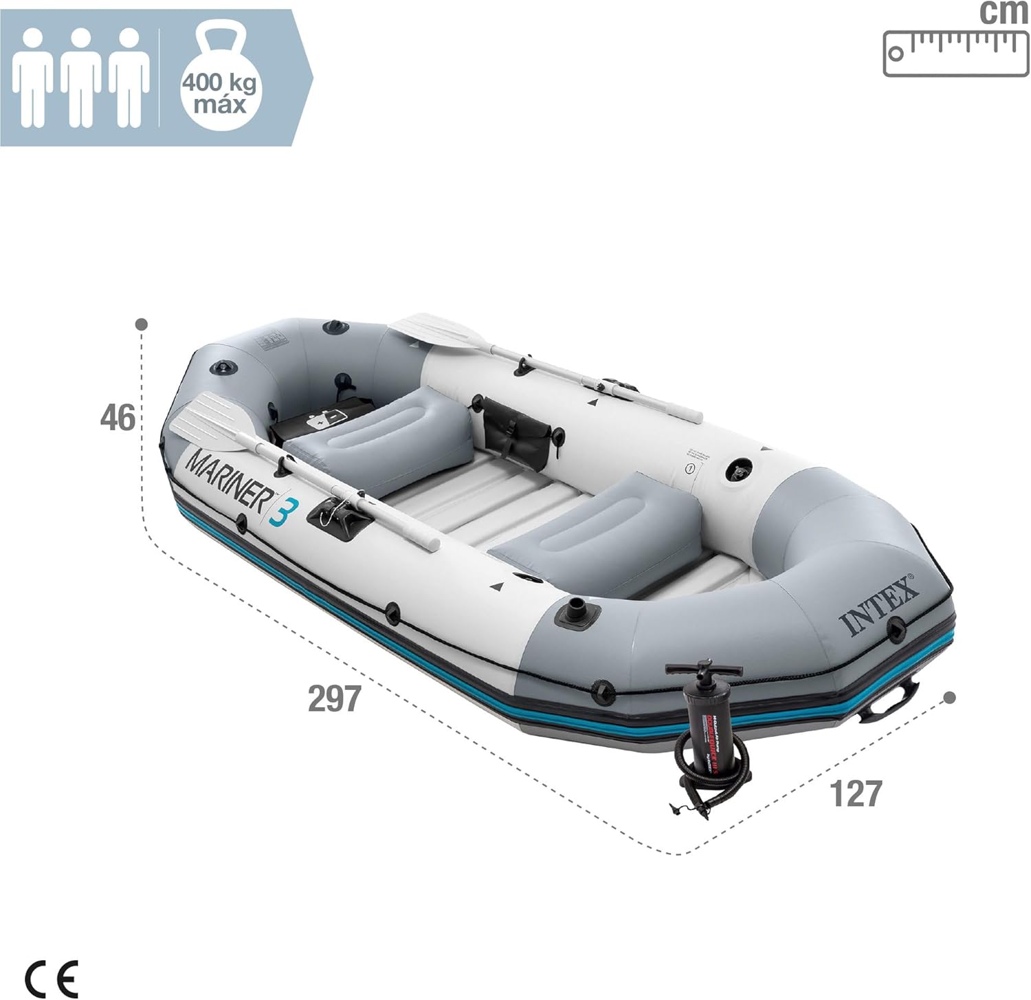 Thumbnail 6 de INTEX Barca hinchable Mariner 4 328x145x48 cm